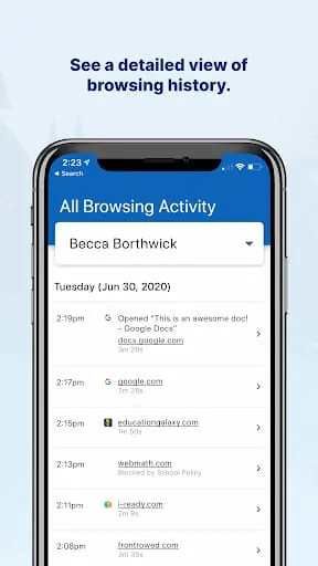 GoGuardian Parent App