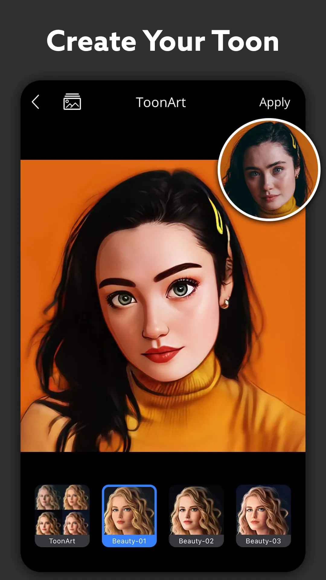 ToonArt Photo Cartoon Yourself