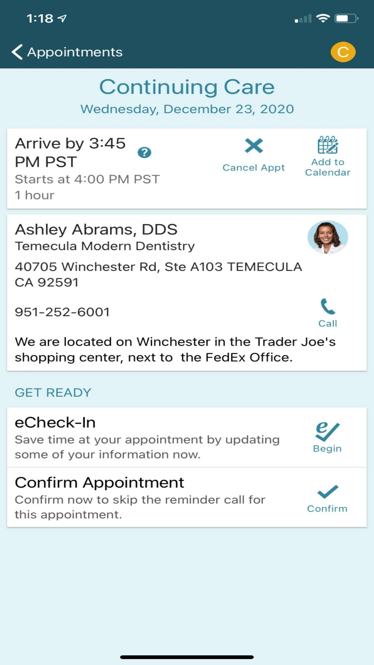 Smile Generation MyChart