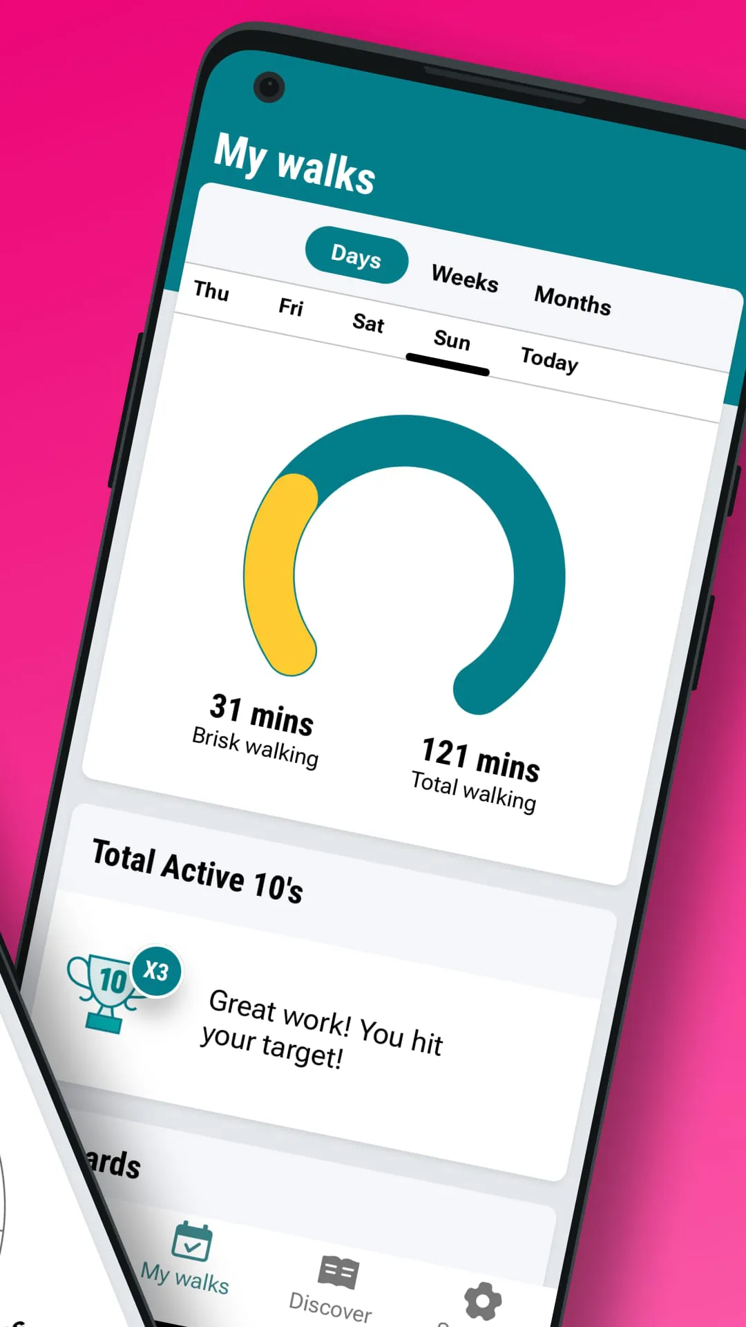 NHS Active 10 Walking Tracker