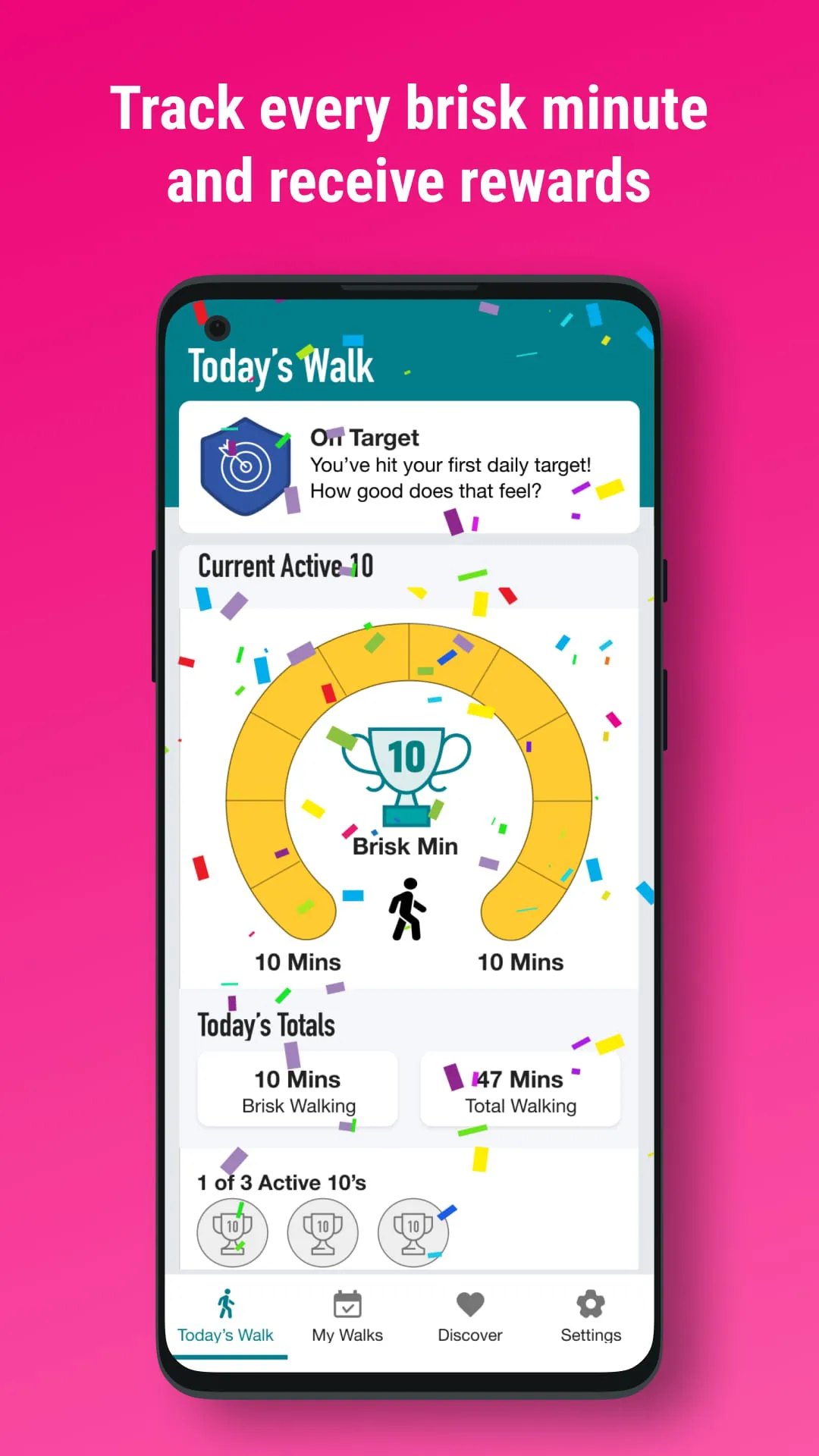 NHS Active 10 Walking Tracker