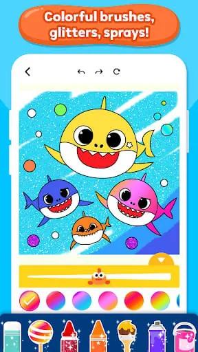 Baby Shark Coloring Book
