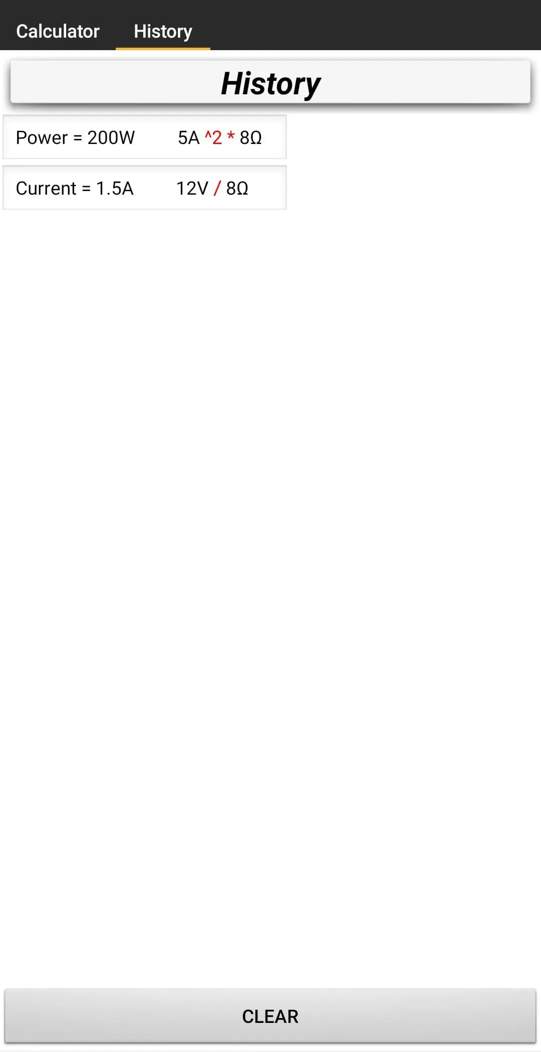 Ohm's Law Calculator