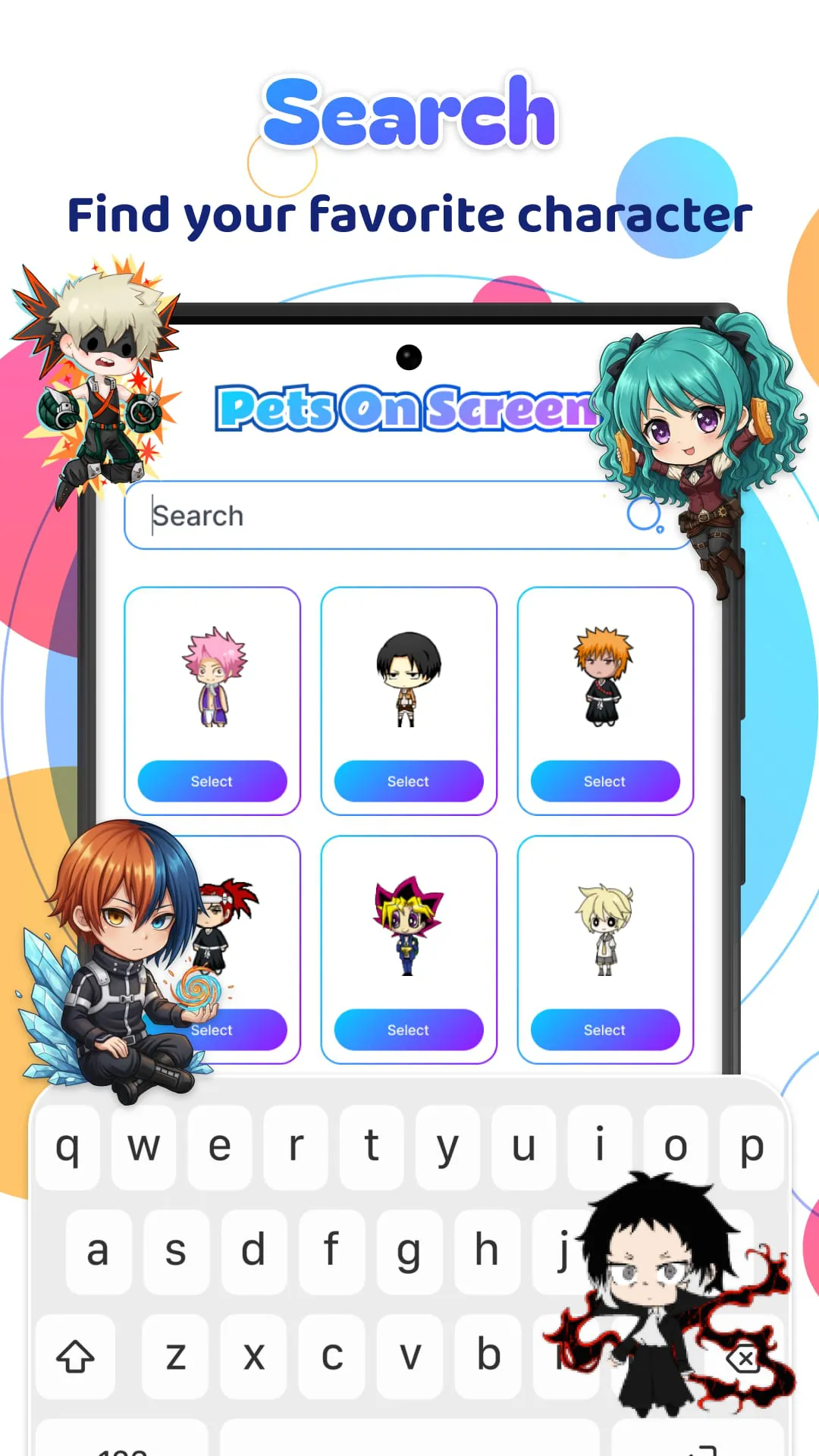 Live Anime Shimeji Pets