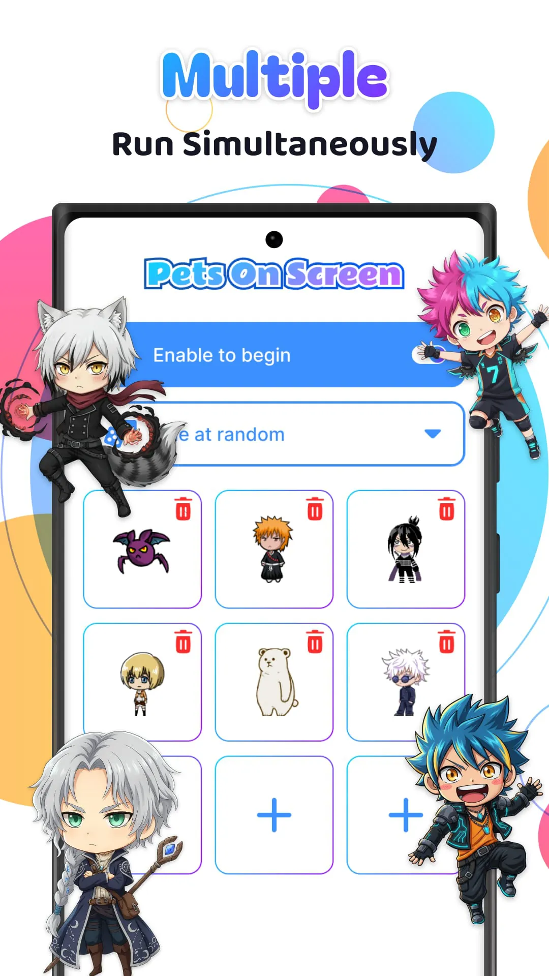 Live Anime Shimeji Pets