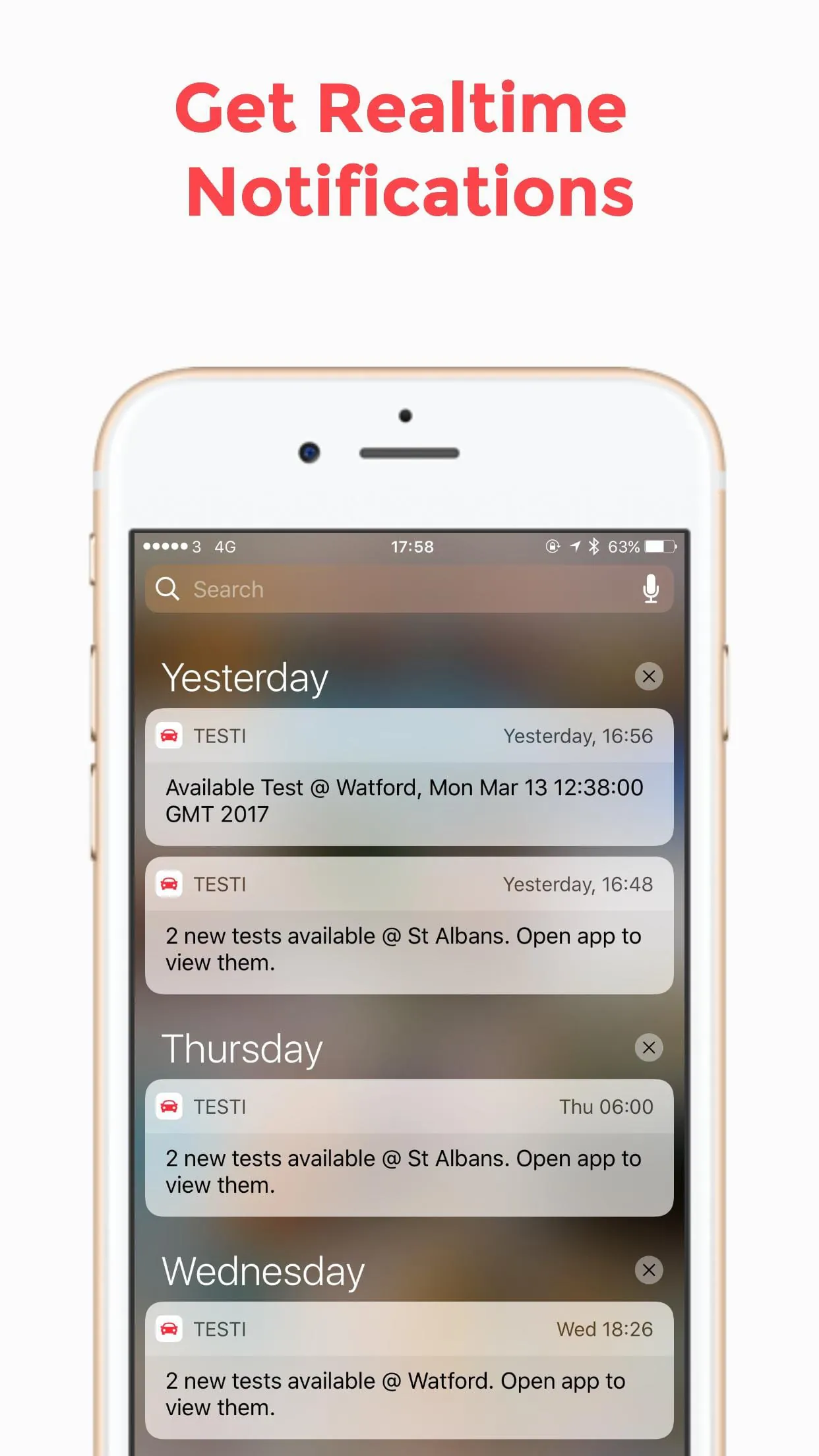 Testi Driving Cancellations UK