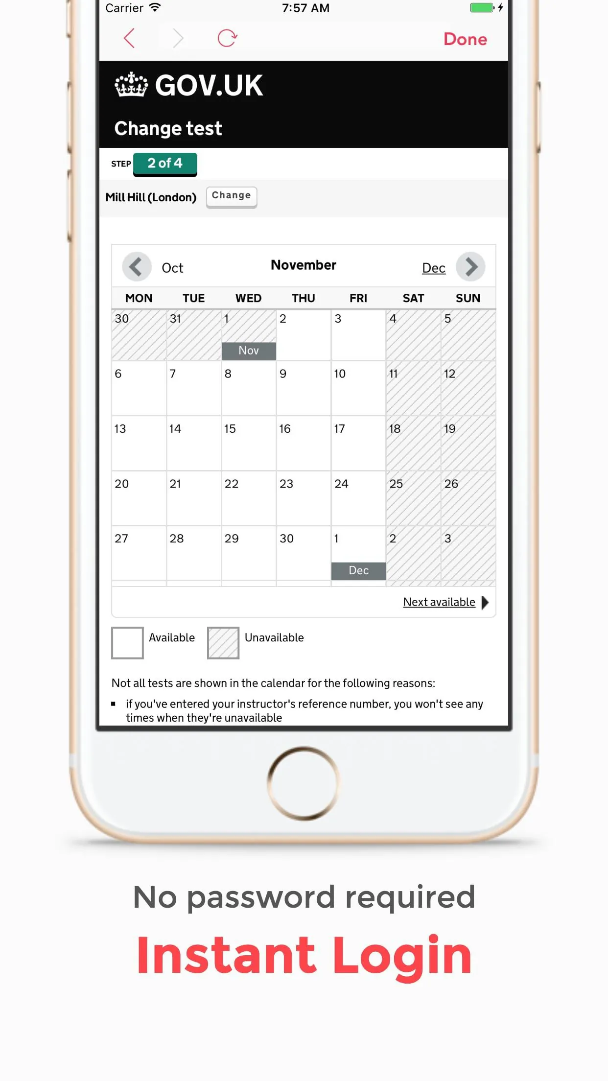 Testi Driving Cancellations UK