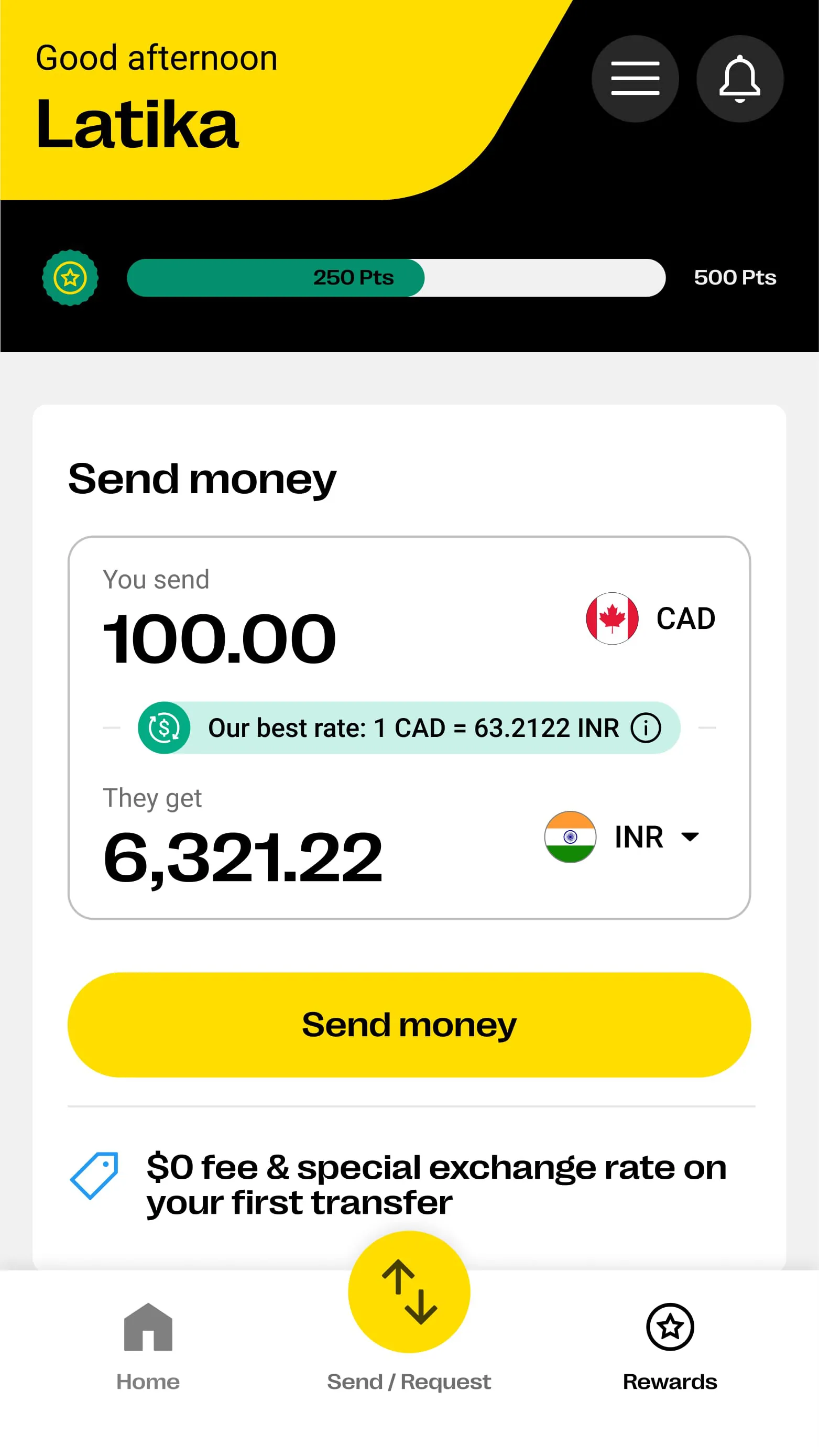 Western Union Send Money CA