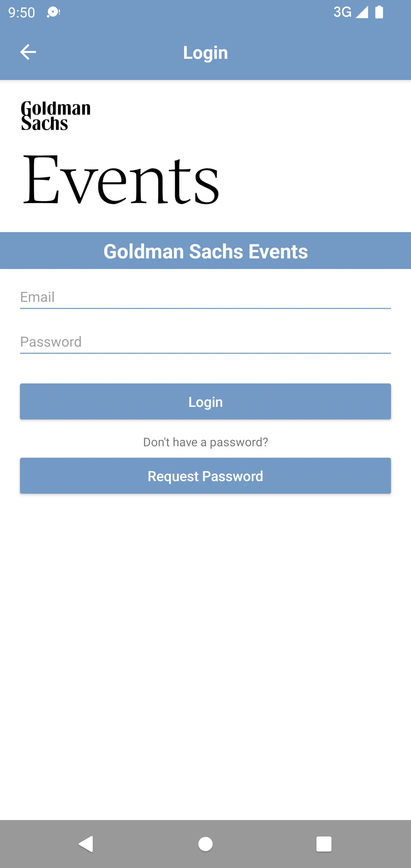 Goldman Sachs Events