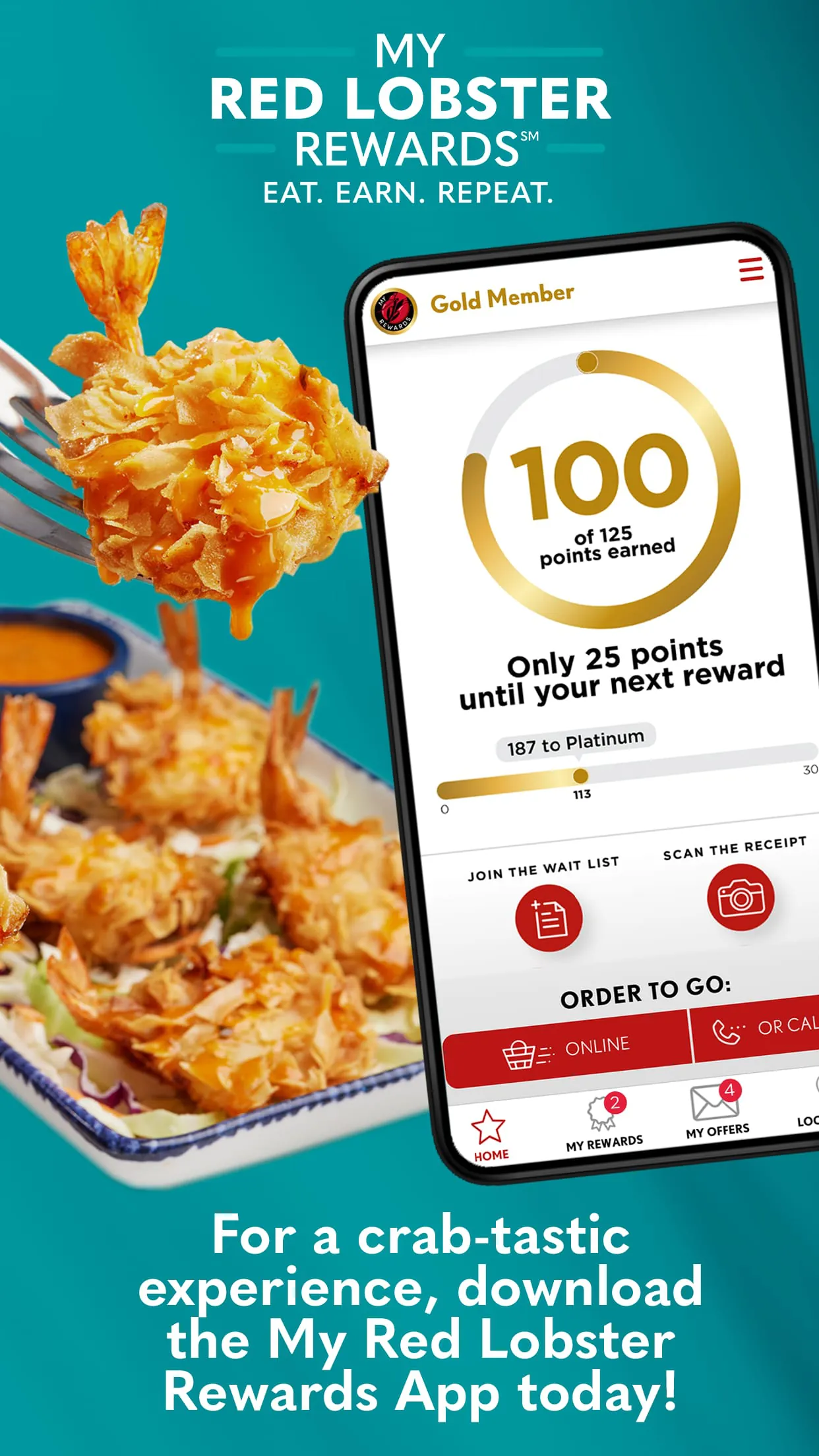 Red Lobster Dining Rewards App