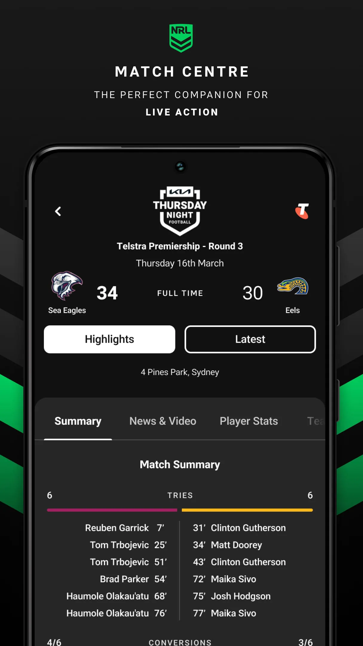 NRL Official App