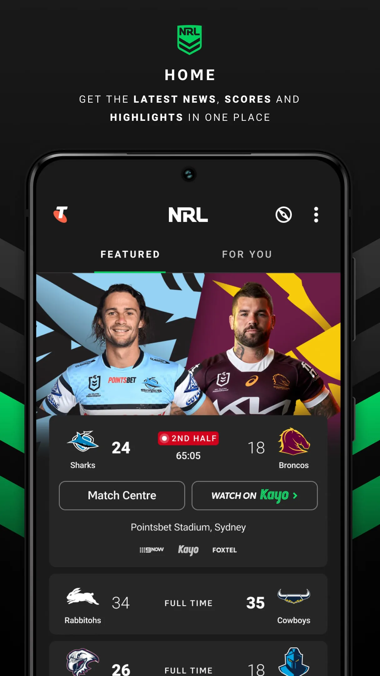 NRL Official App