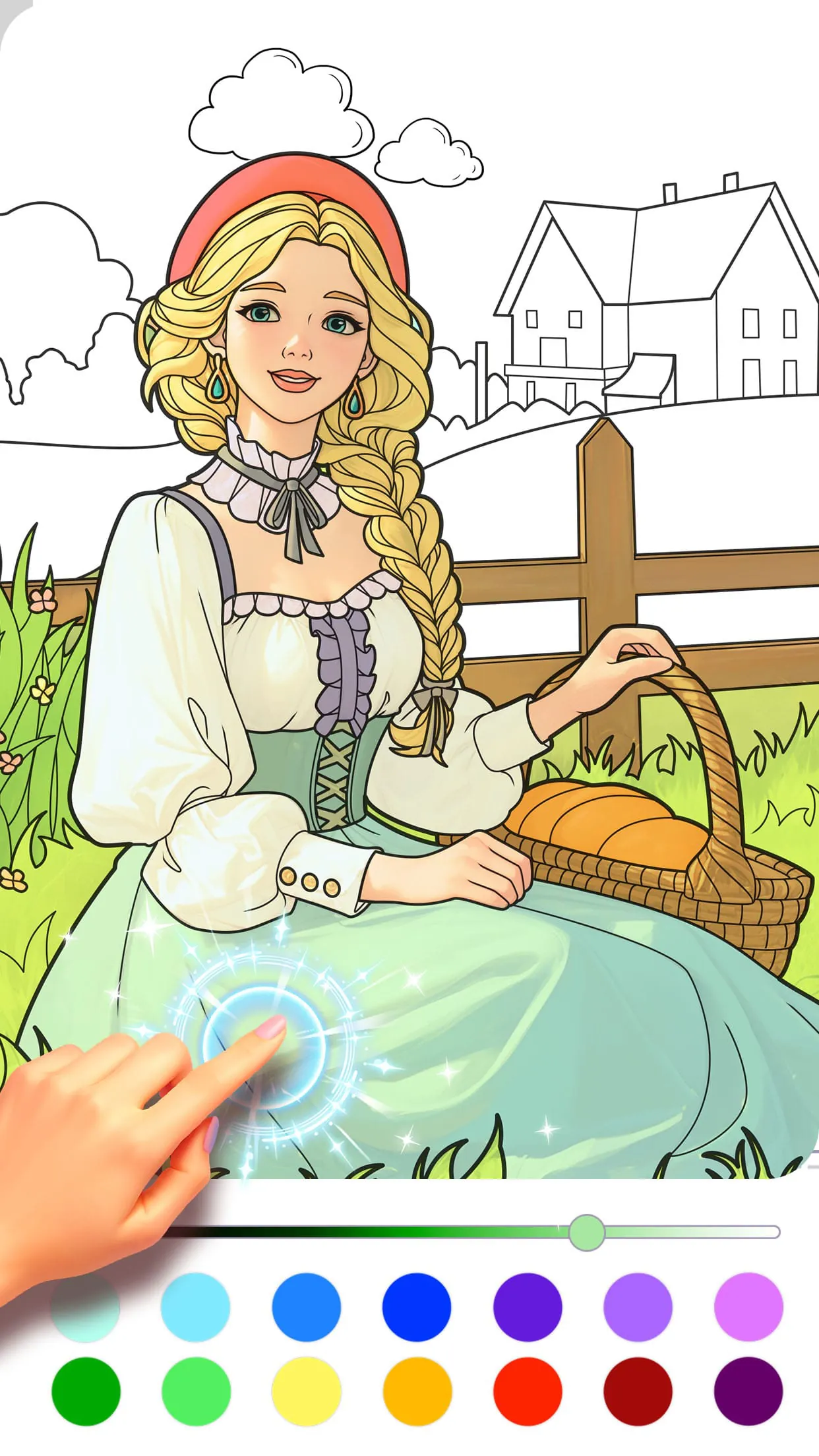 Princess Game Fantasy Coloring