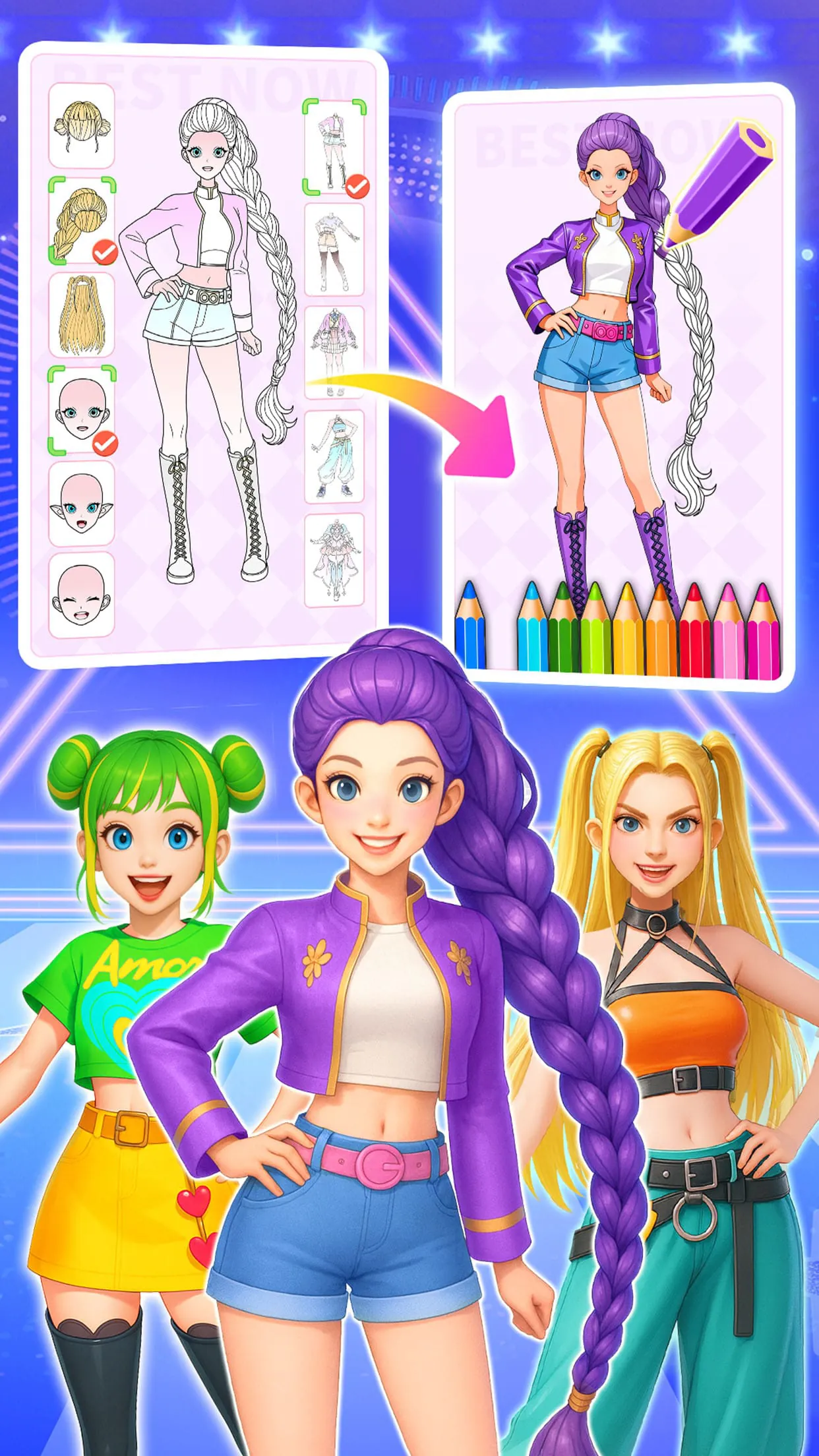 Princess Game Fantasy Coloring