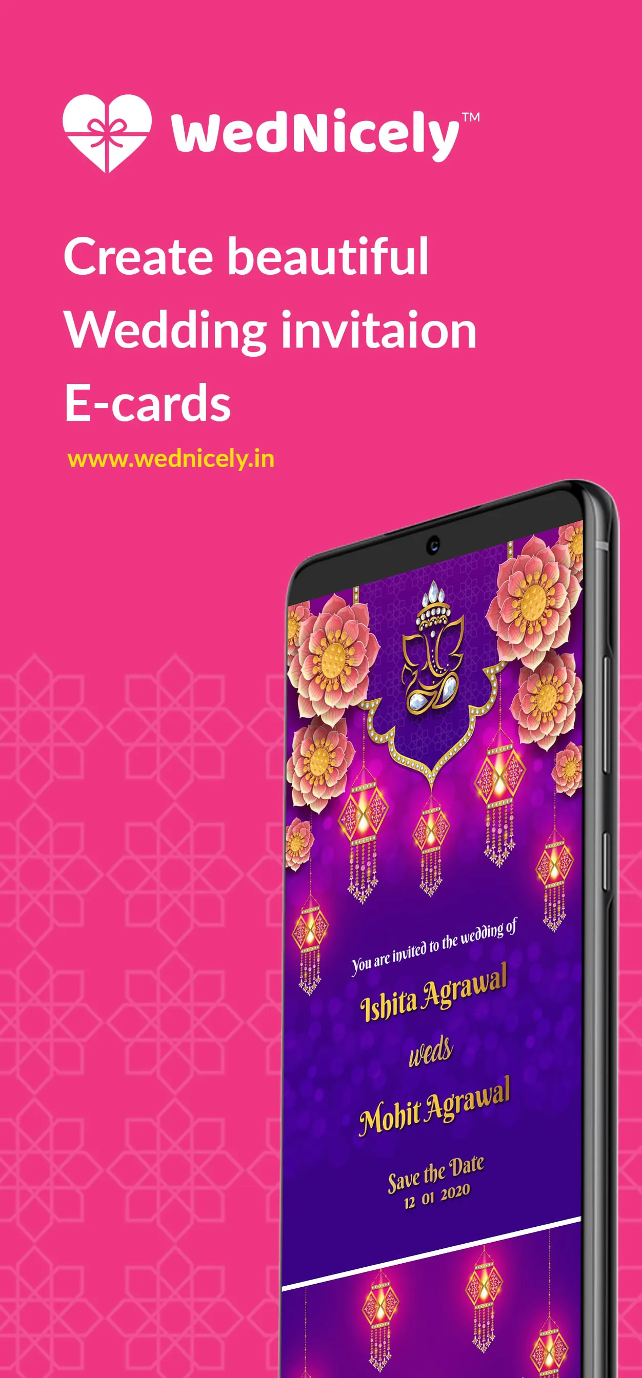 Shaadi & Engagement Card Maker
