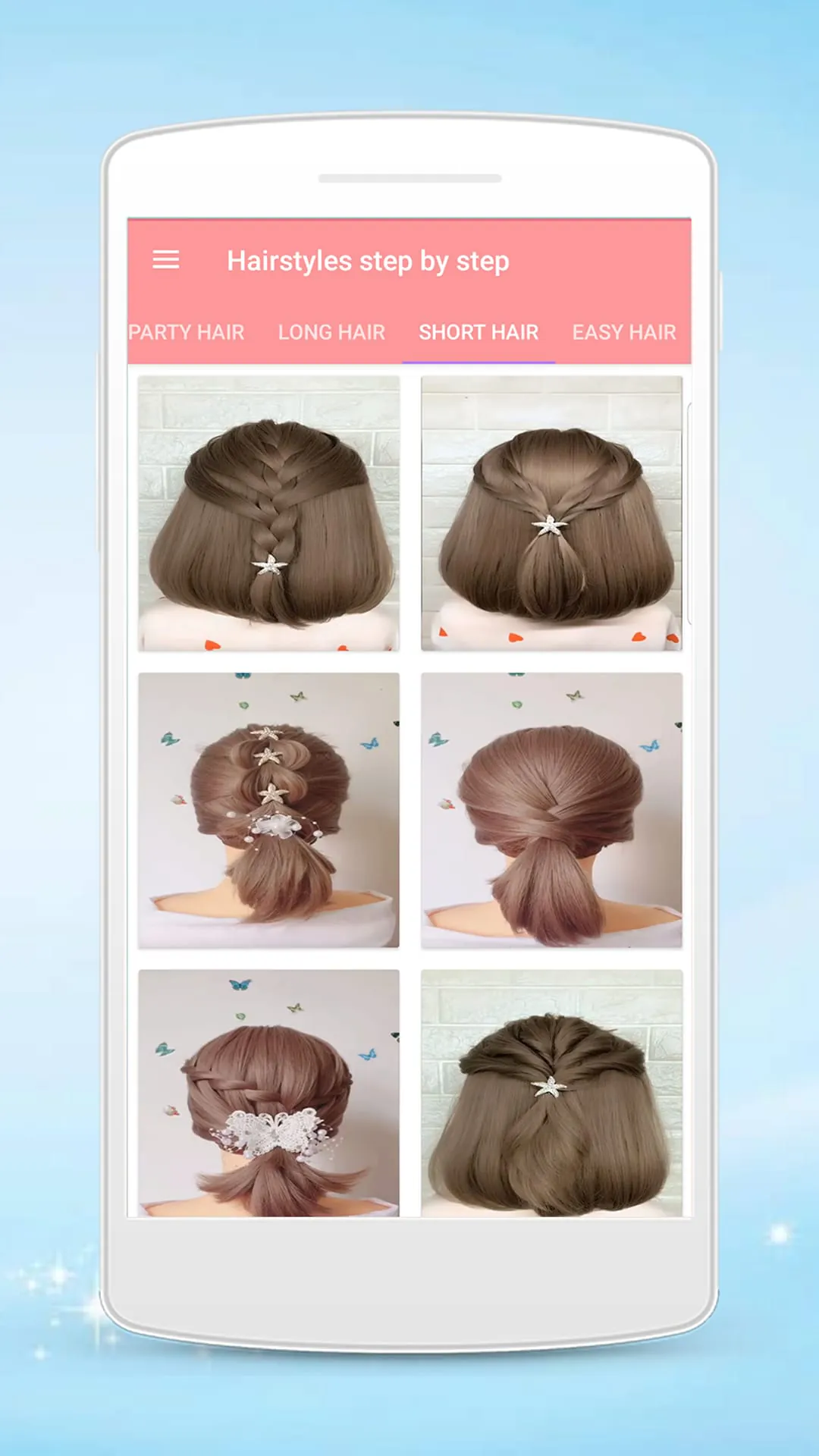 Hairstyles step by step