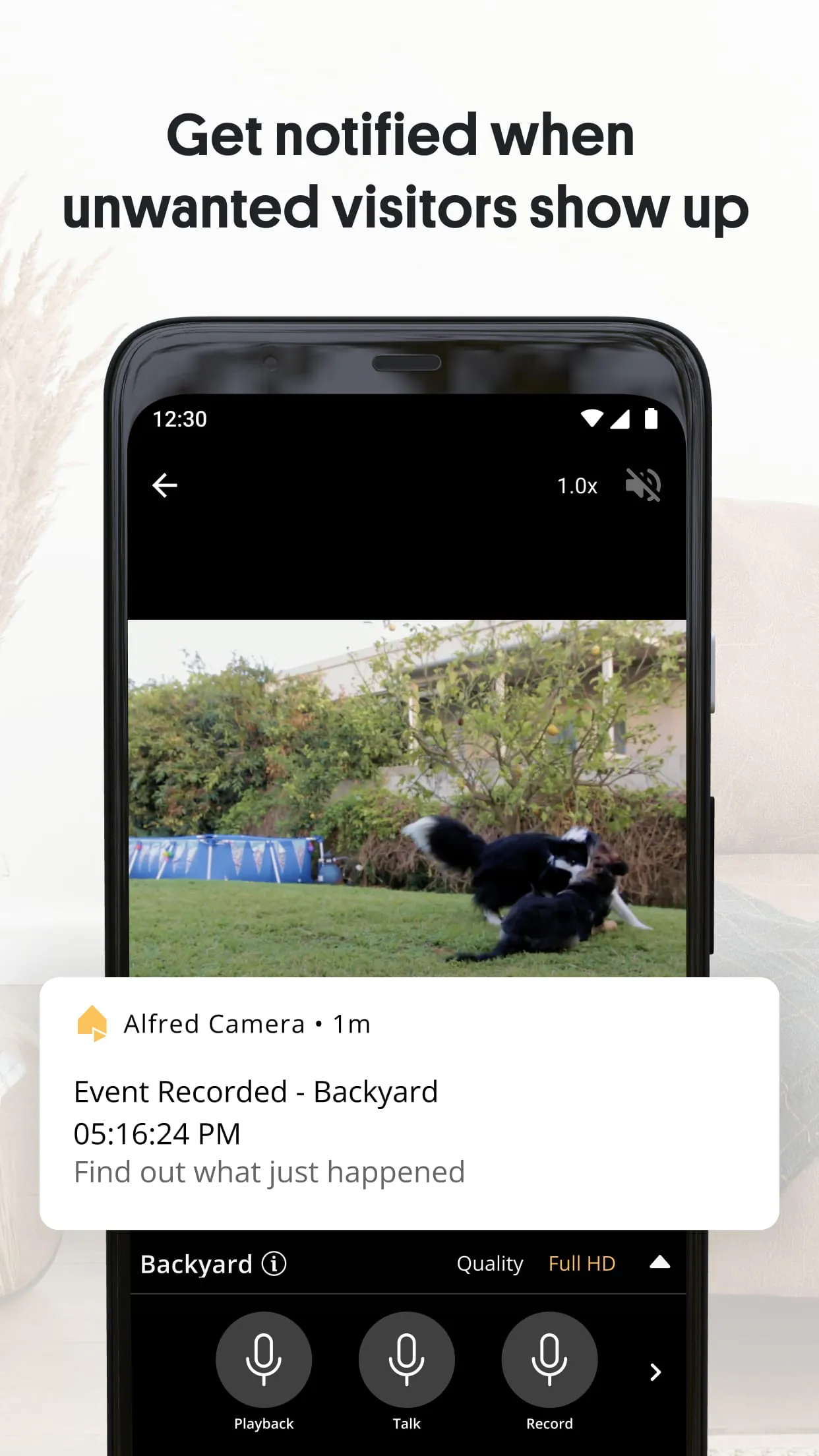 AlfredCamera Home Security app