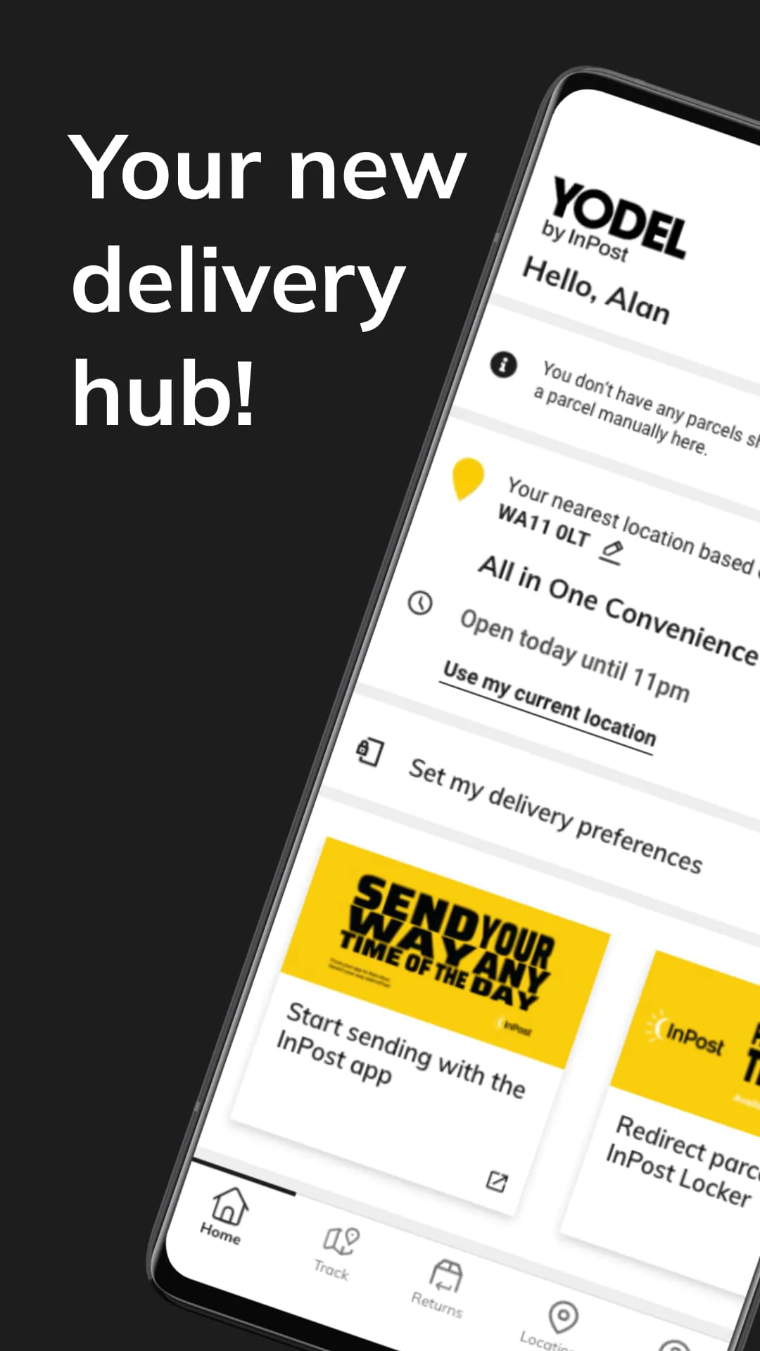 Yodel Parcel Tracker & Returns