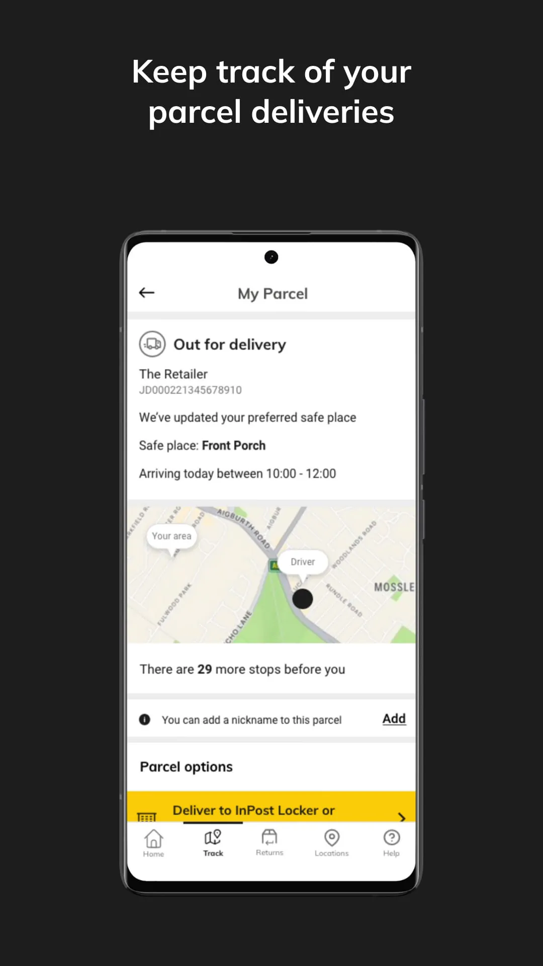 Yodel Parcel Tracker & Returns