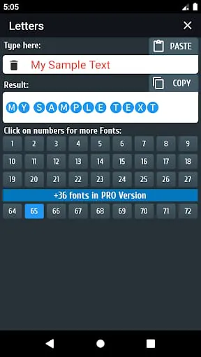 Cool text and symbols