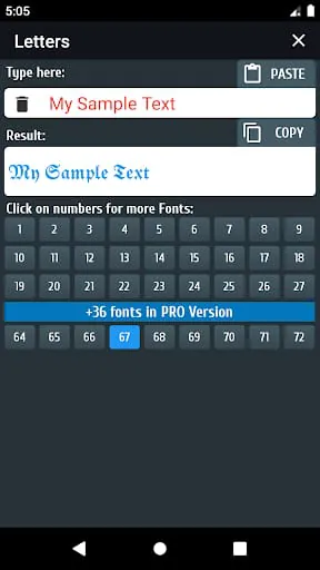 Cool text and symbols