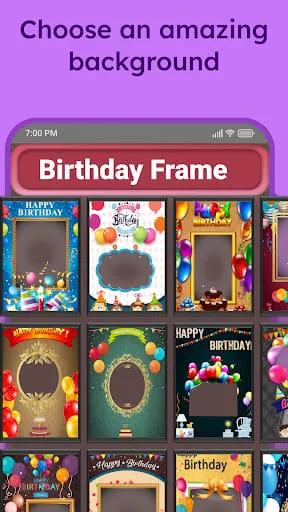 Birthday Photo Frame Maker