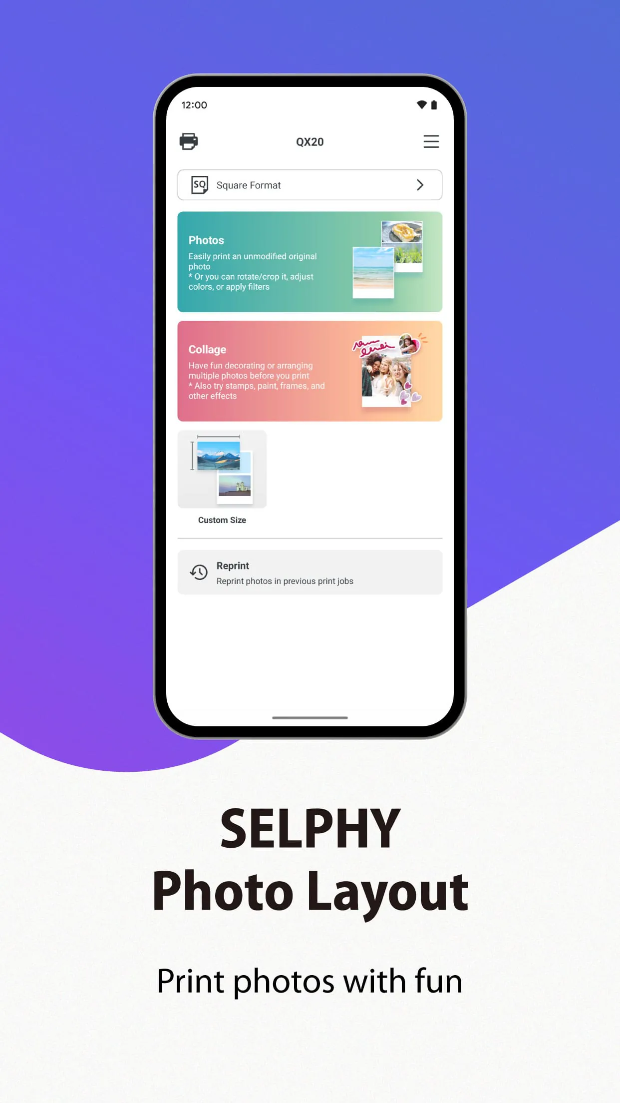 SELPHY Photo Layout