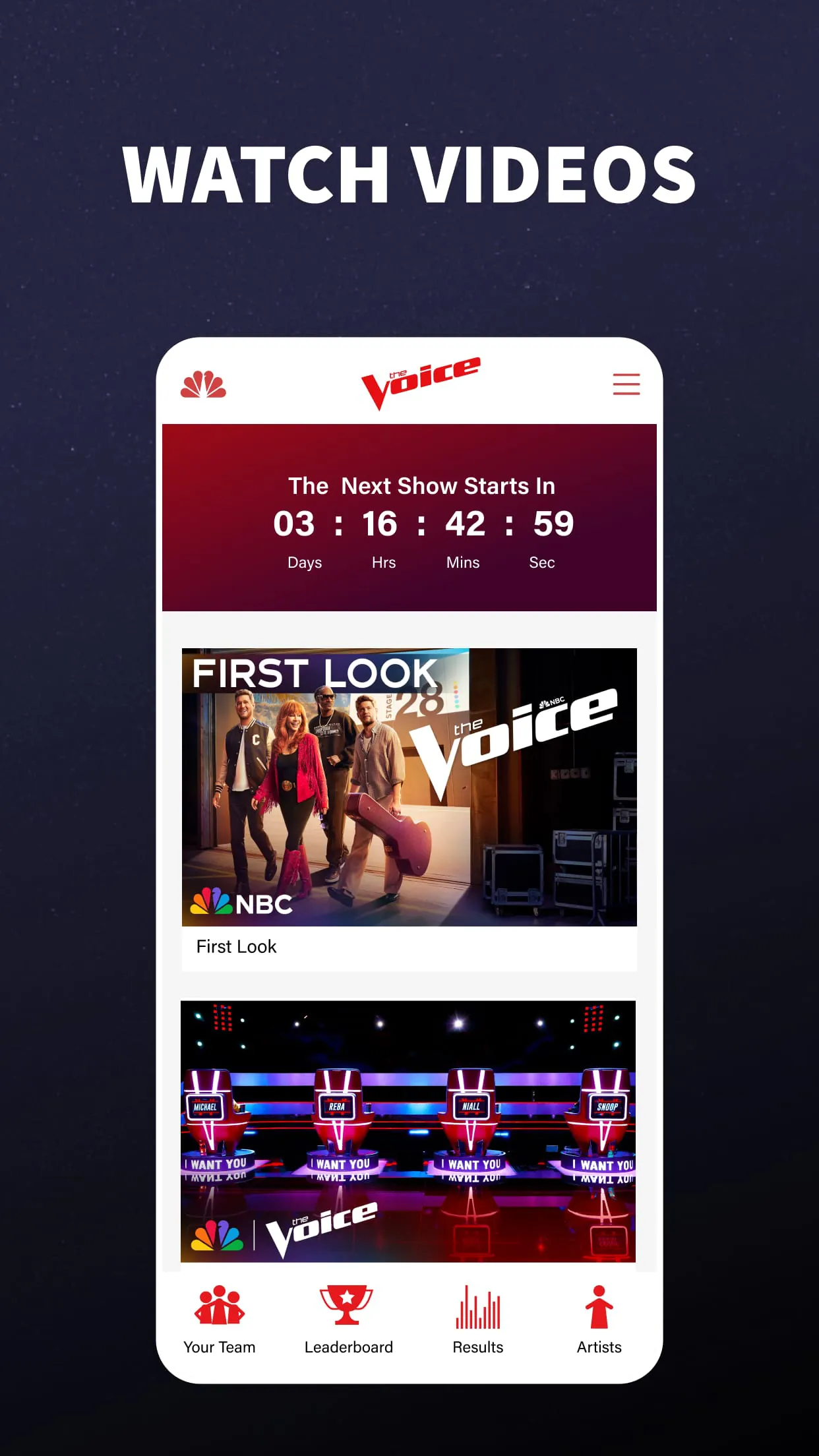 The Voice Official App on NBC