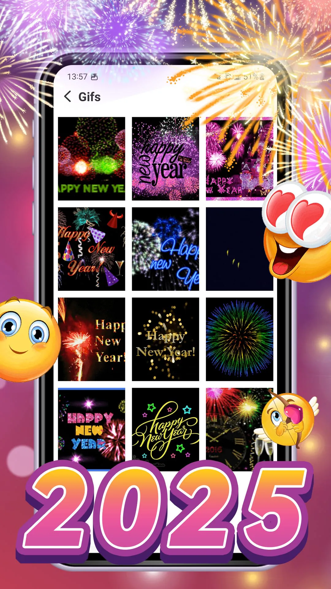 Funny Emoji GIF Sticker 2026