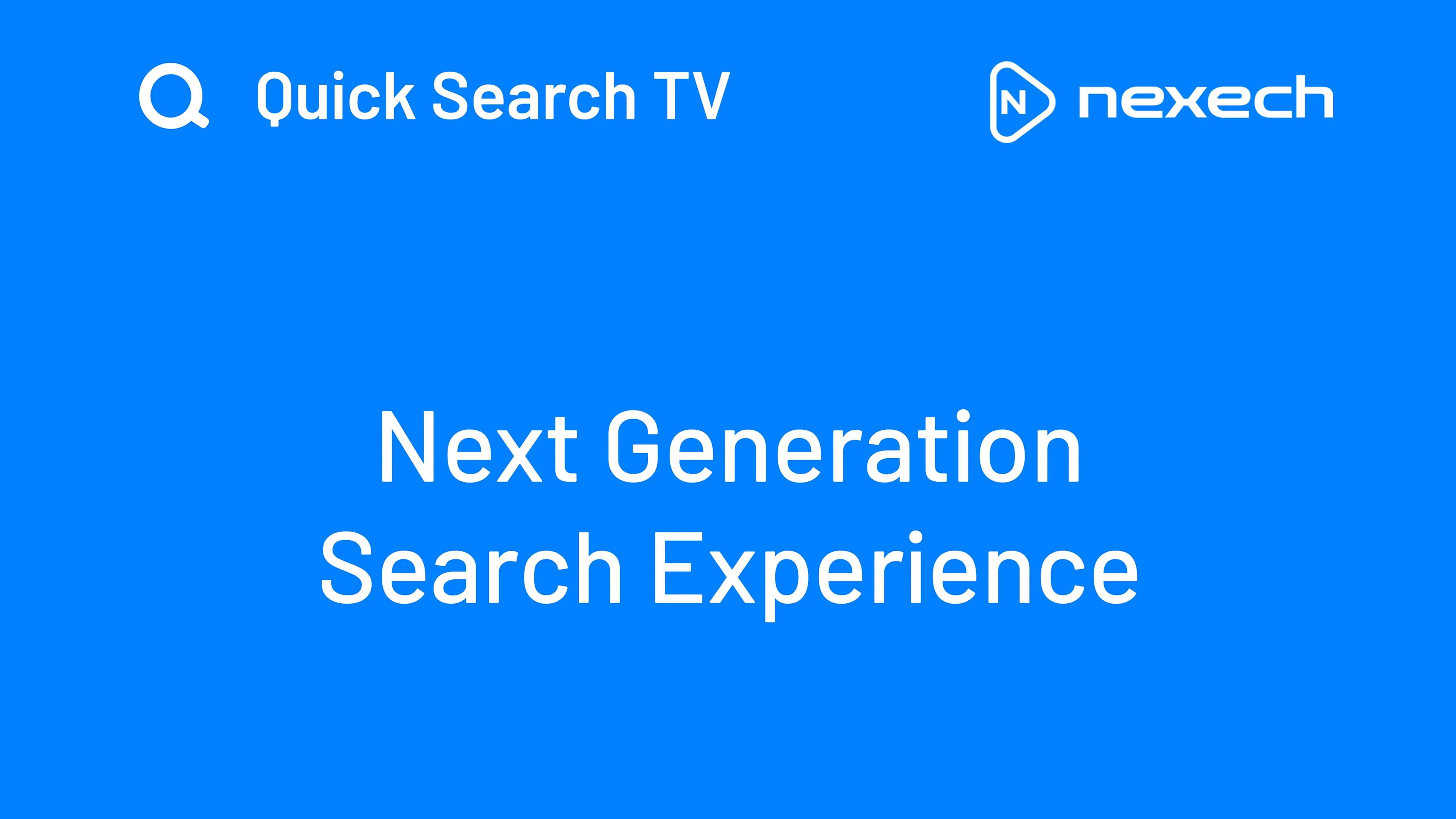 Quick Search Browser for TV