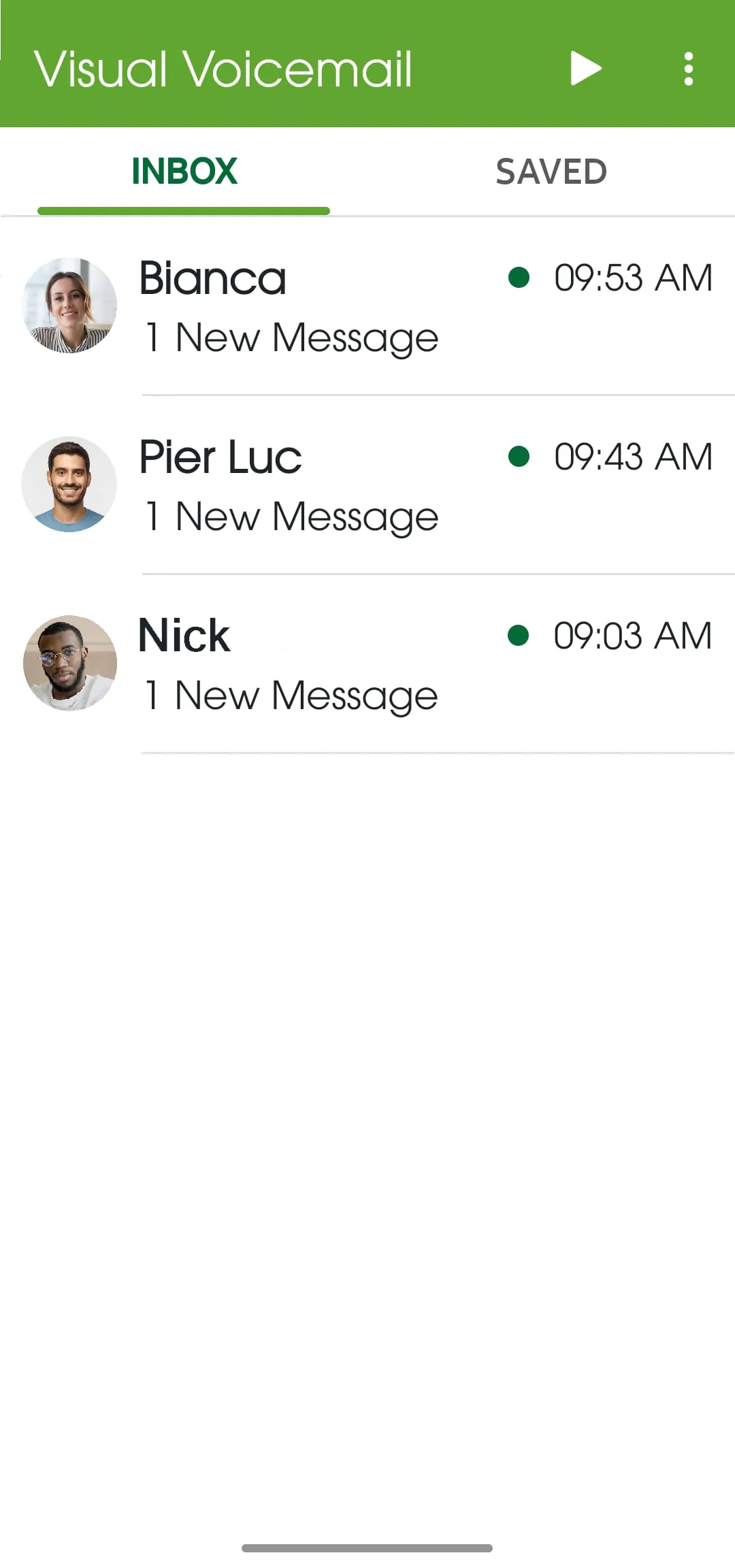 Cricket Visual Voicemail