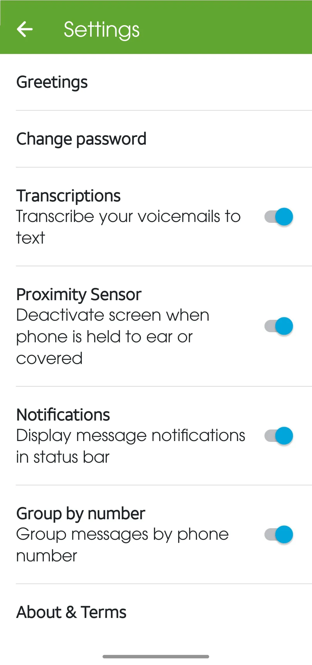 Cricket Visual Voicemail