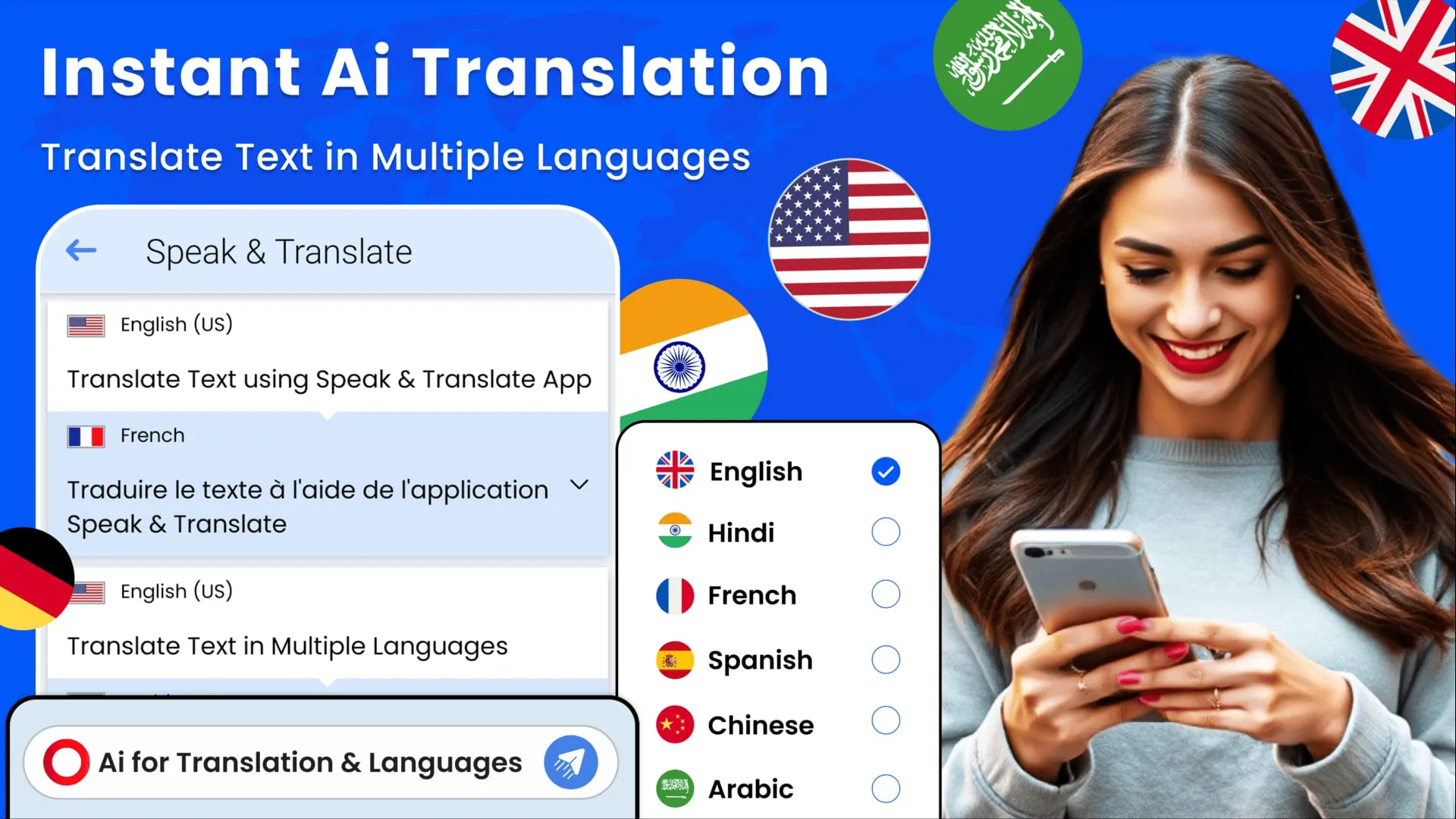 Speak and Translate Languages