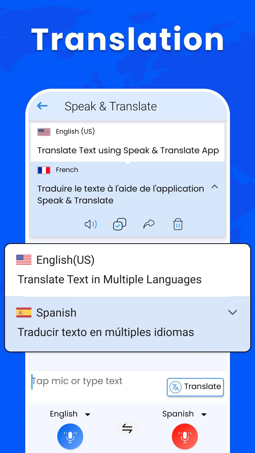 Speak and Translate Languages