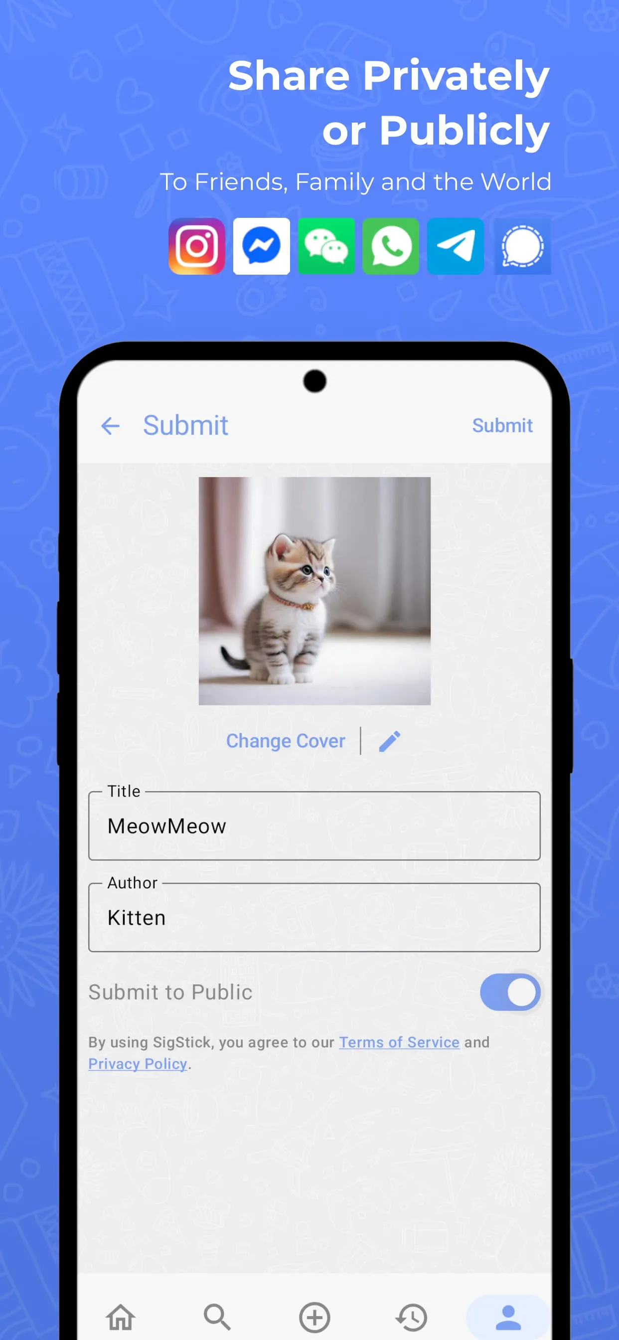 SigStick Sticker Maker