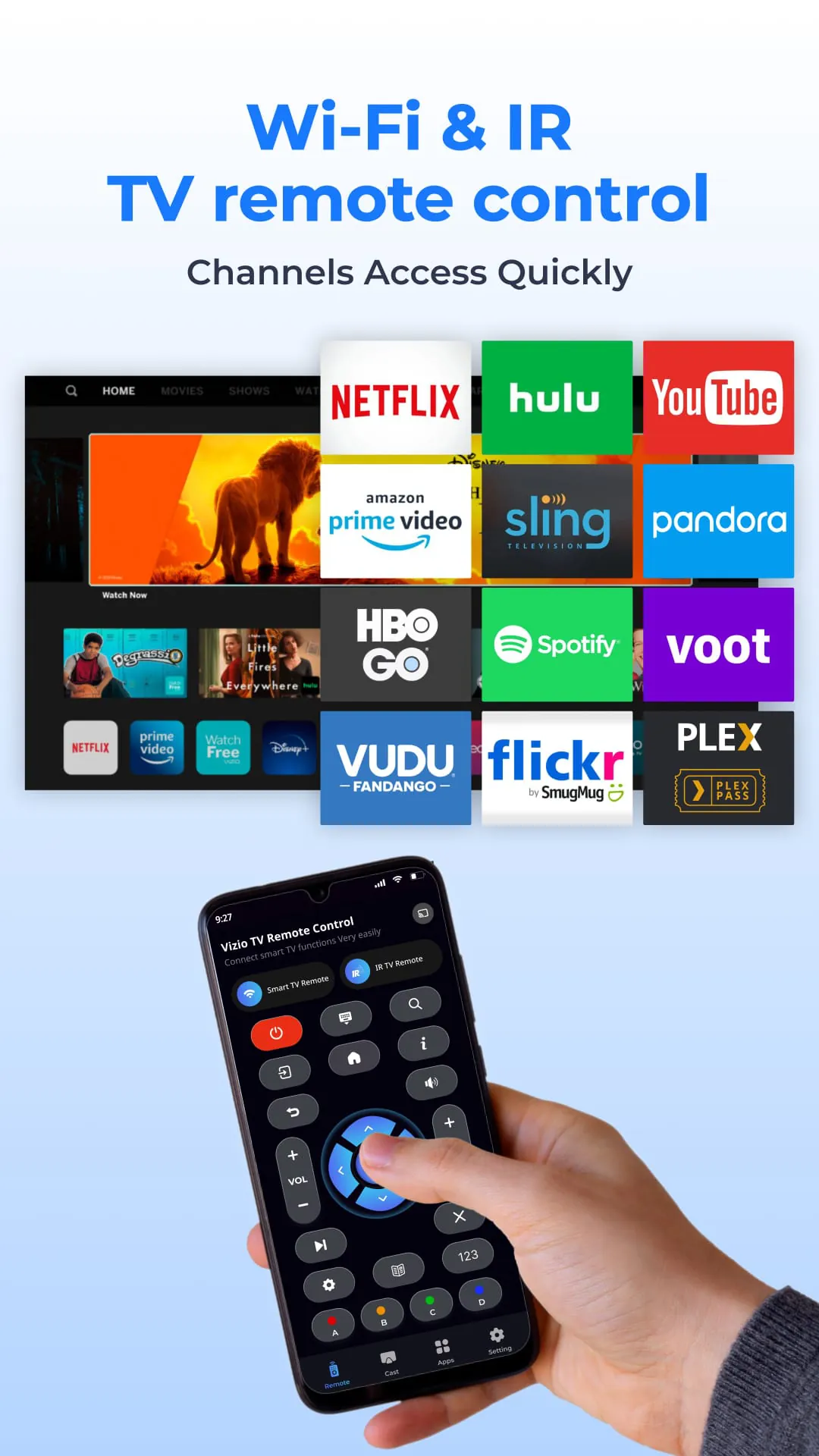 Remote for Vizio TV