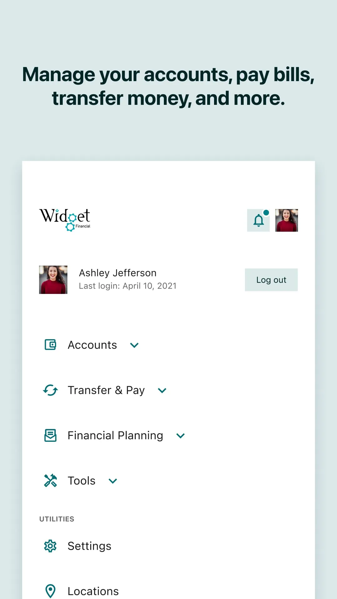 Widget Financial Mobile