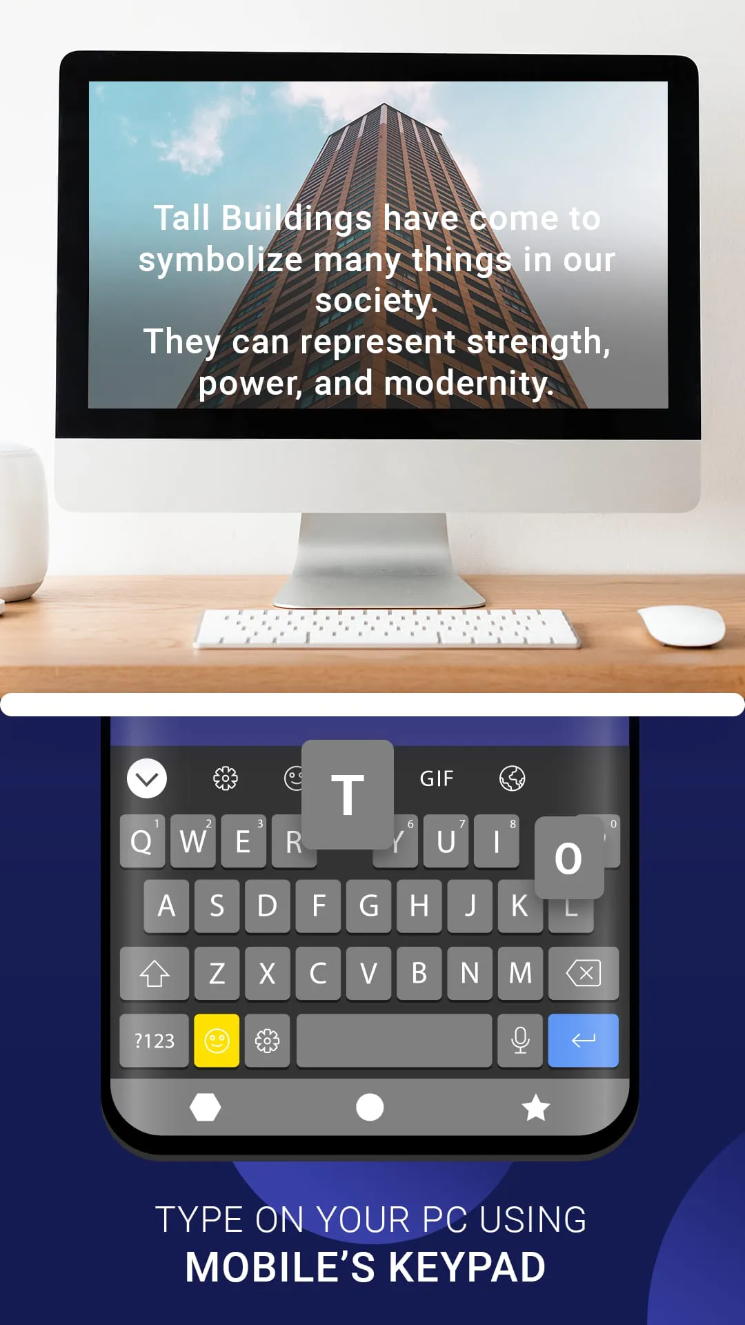 Wireless PC Mouse & Keyboard