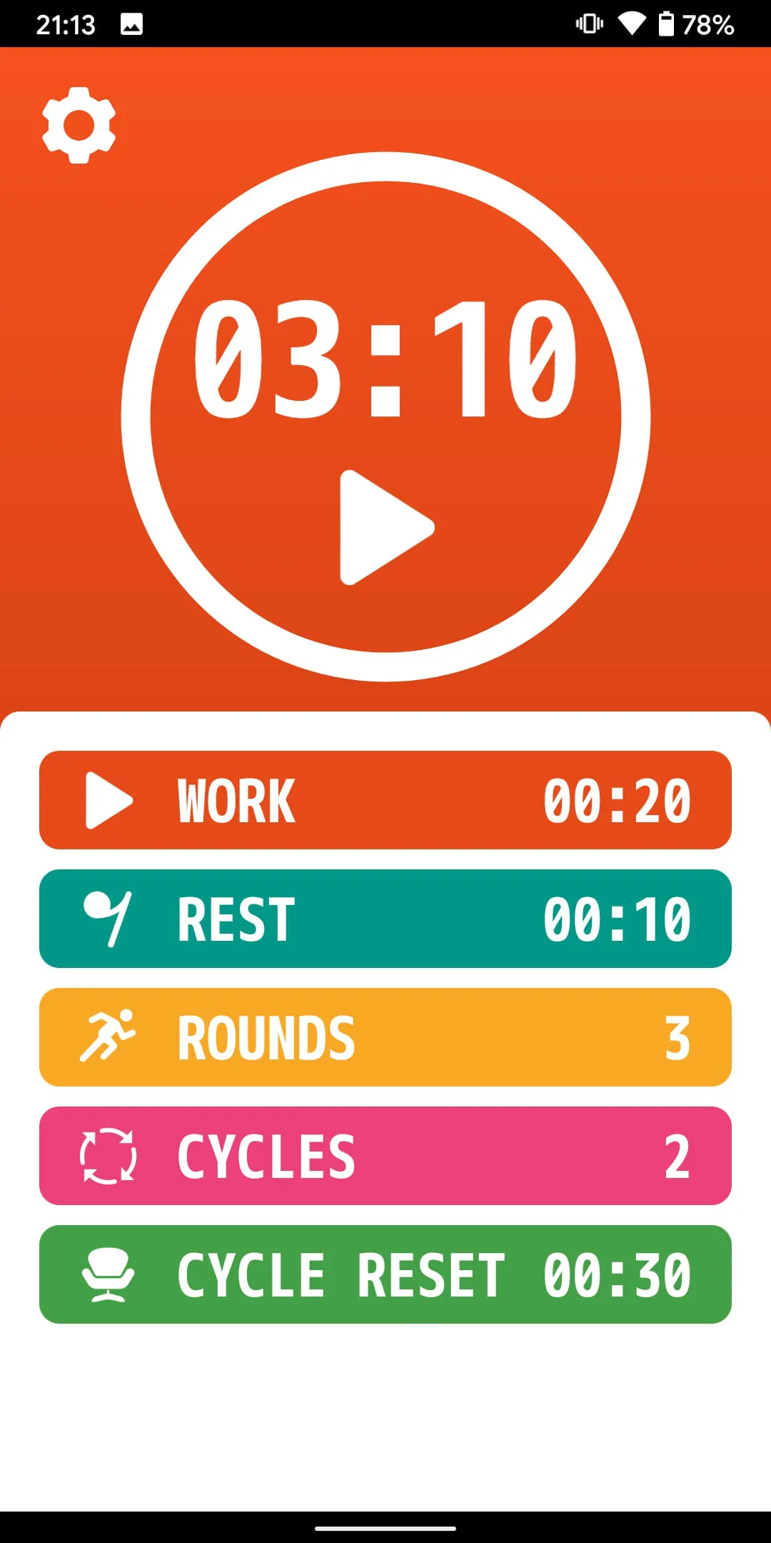Workout Timer