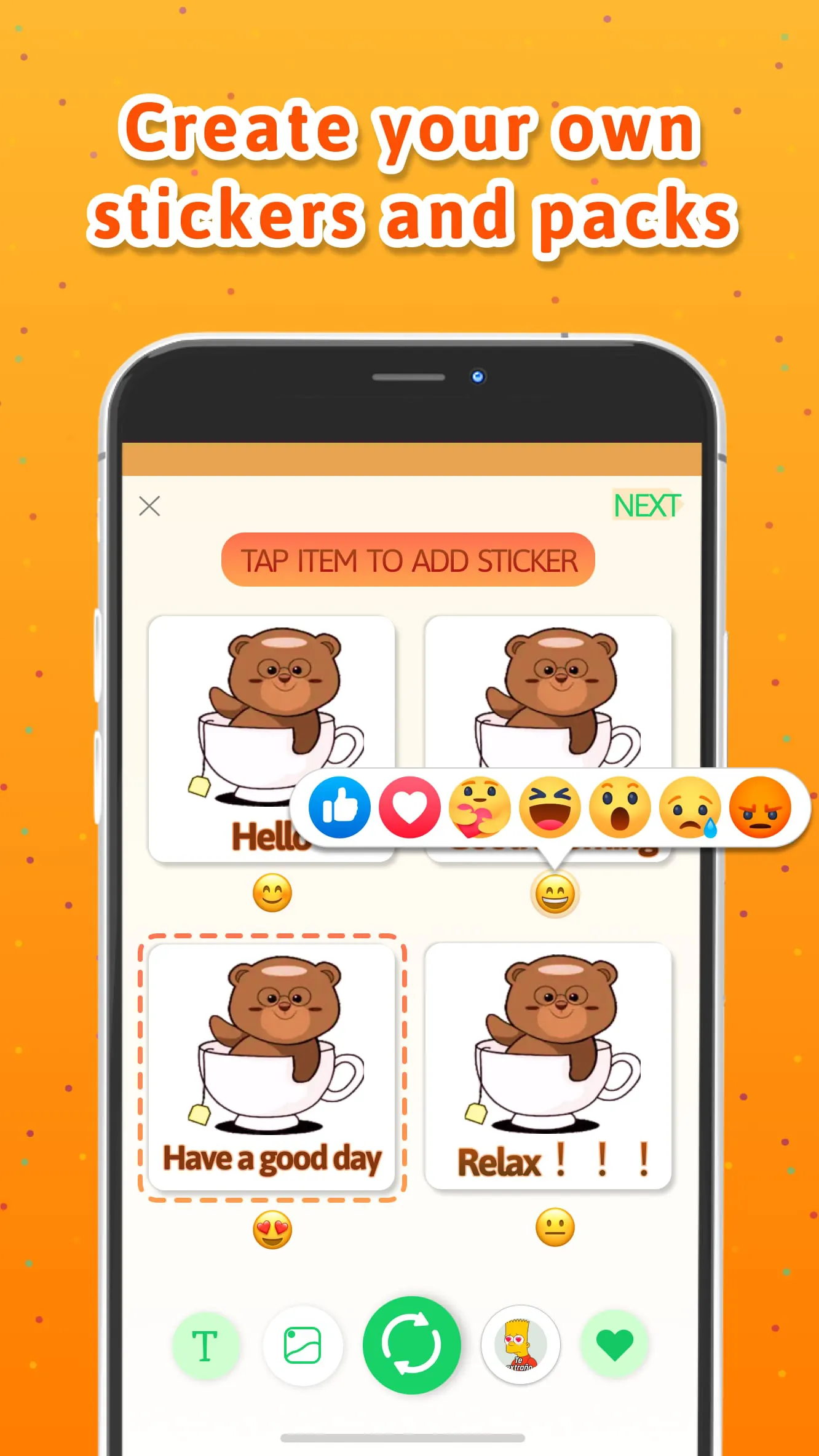 Personal stickers StickerMaker