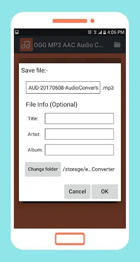 OGG MP3 AAC Audio Converter