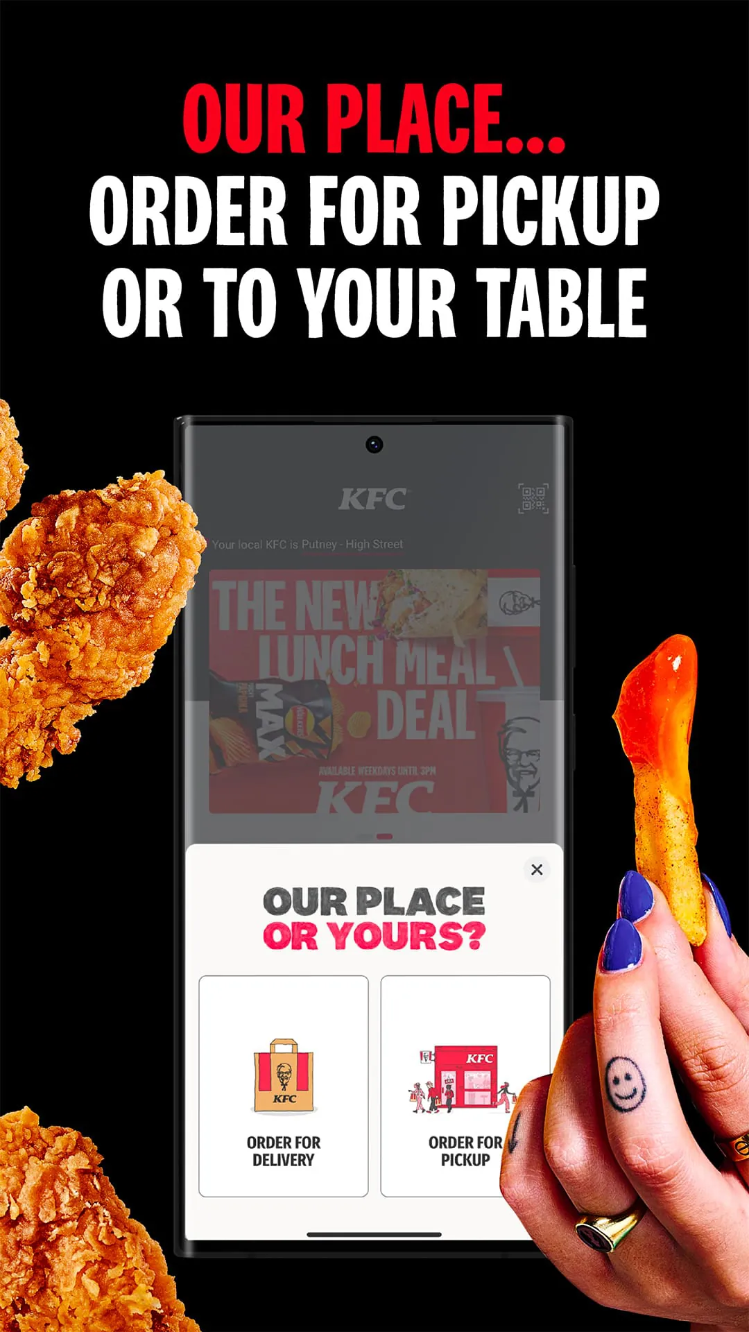 KFC UKI – Order and Delivery