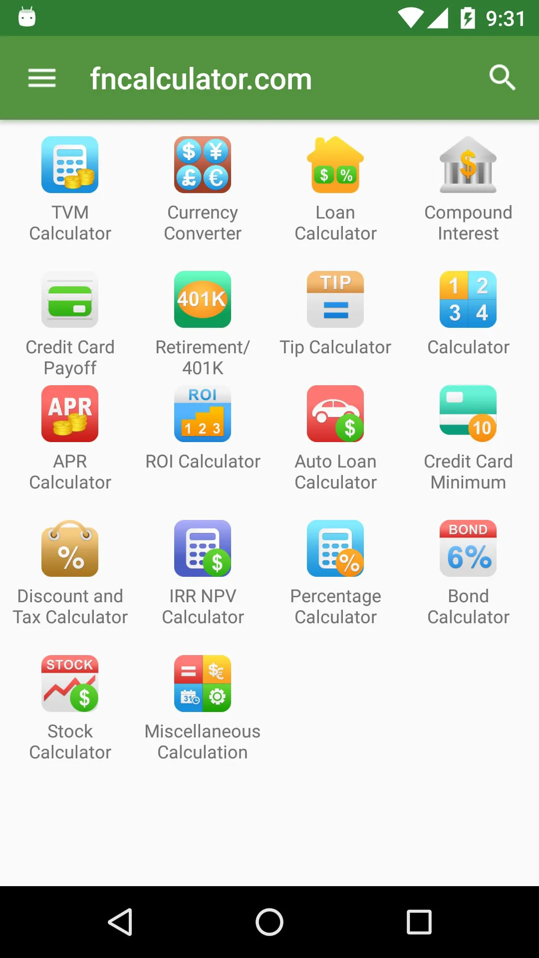 Financial Calculators Pro