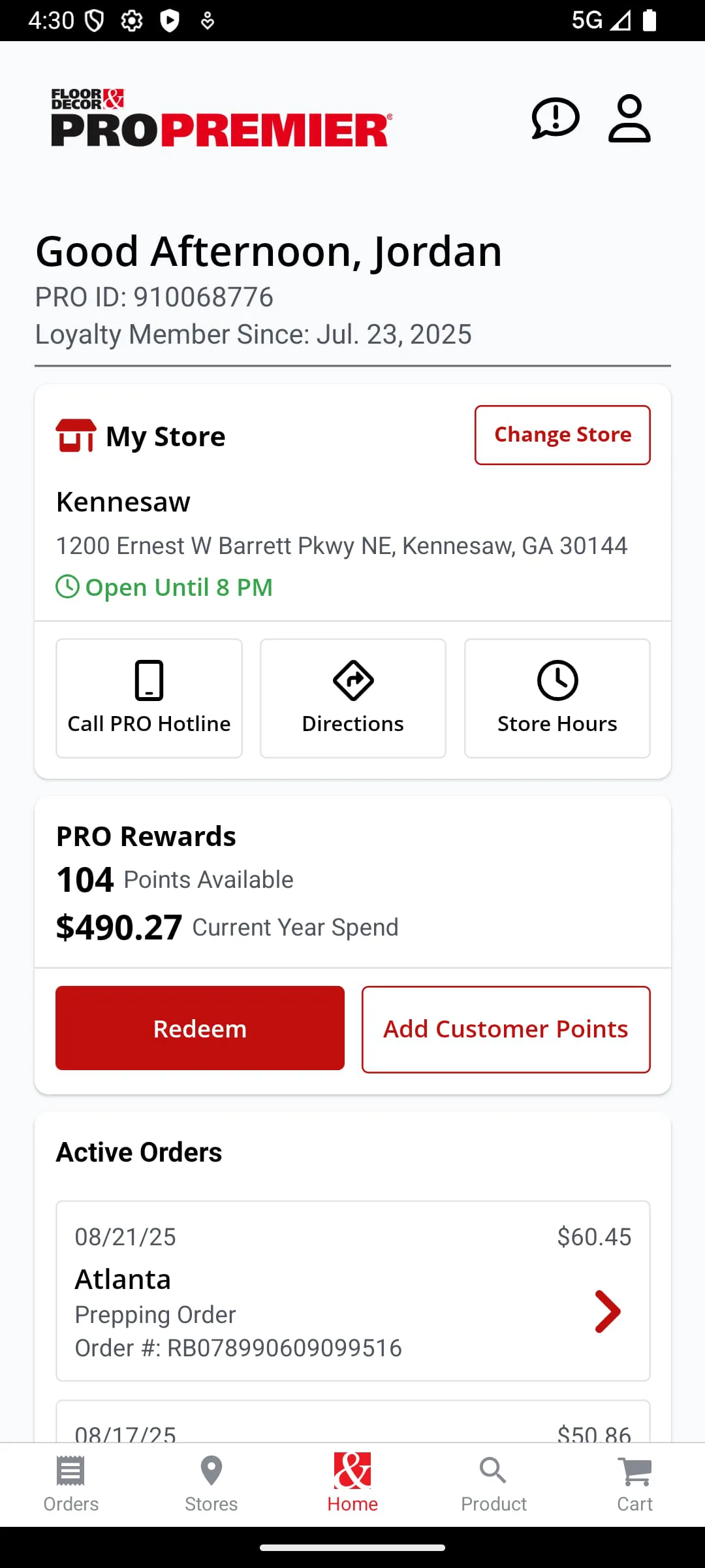 Floor & Decor Pro Premier