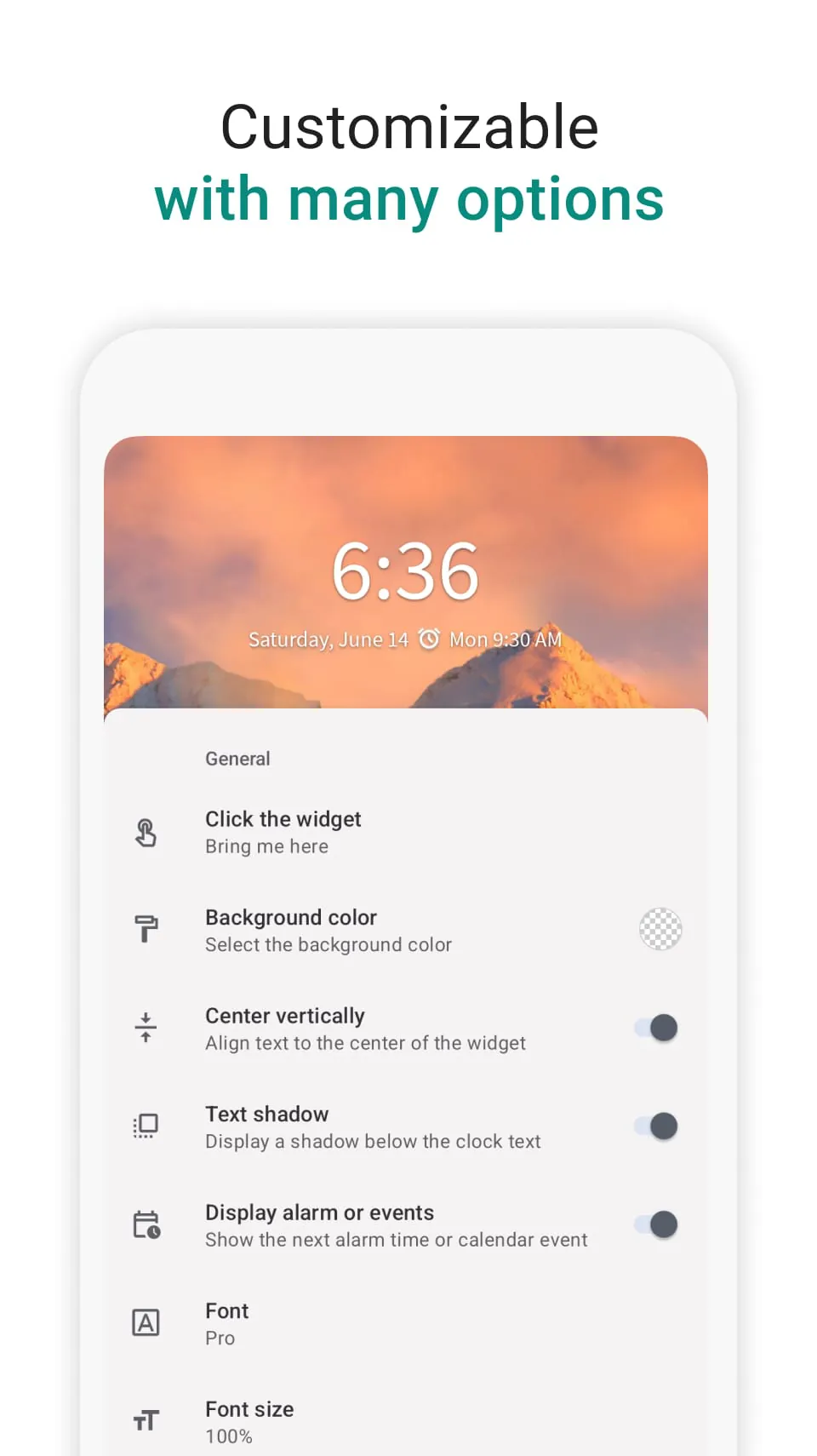 Digital Clock Widget