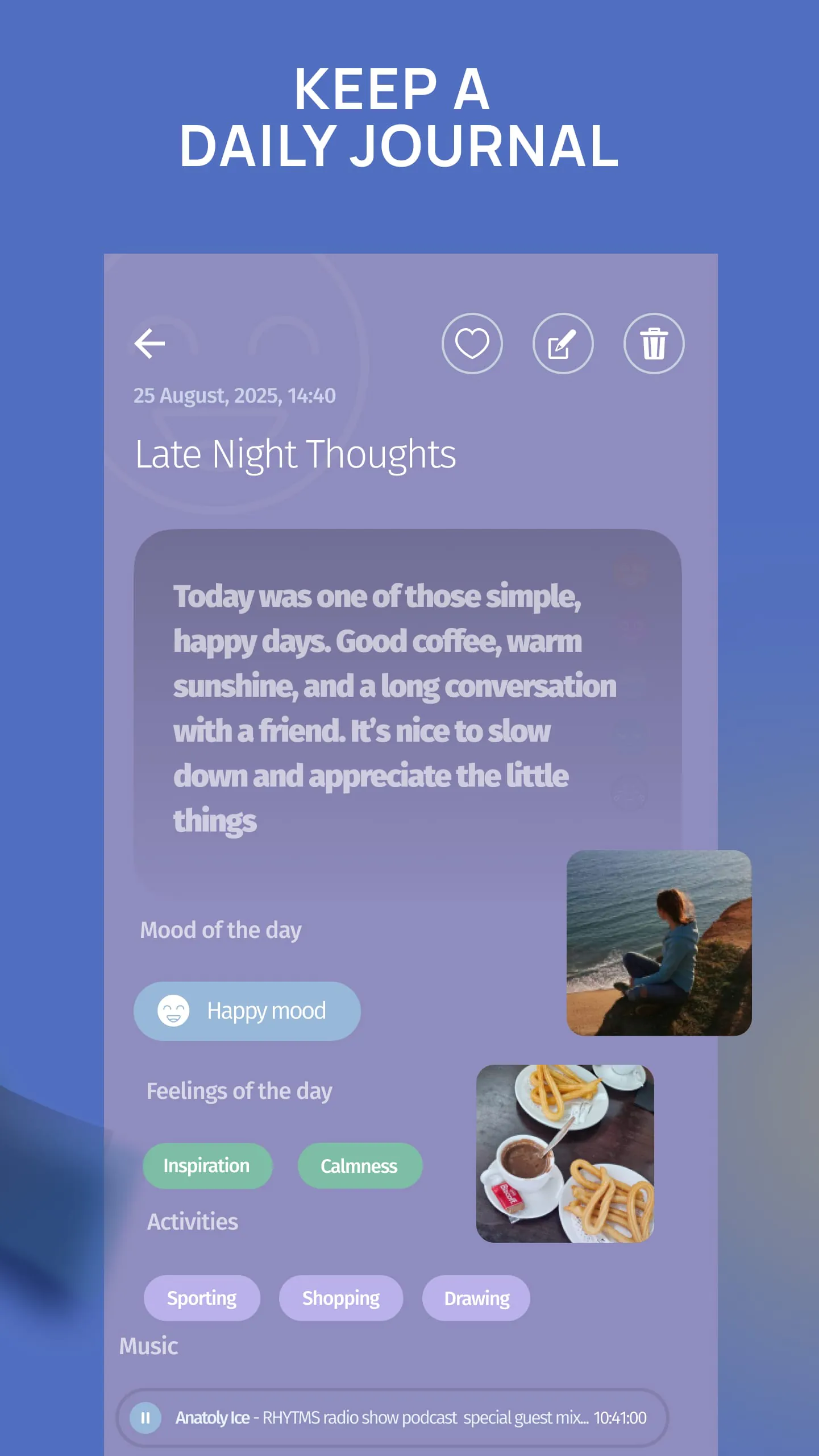 Mood Tracker Emotion Journal