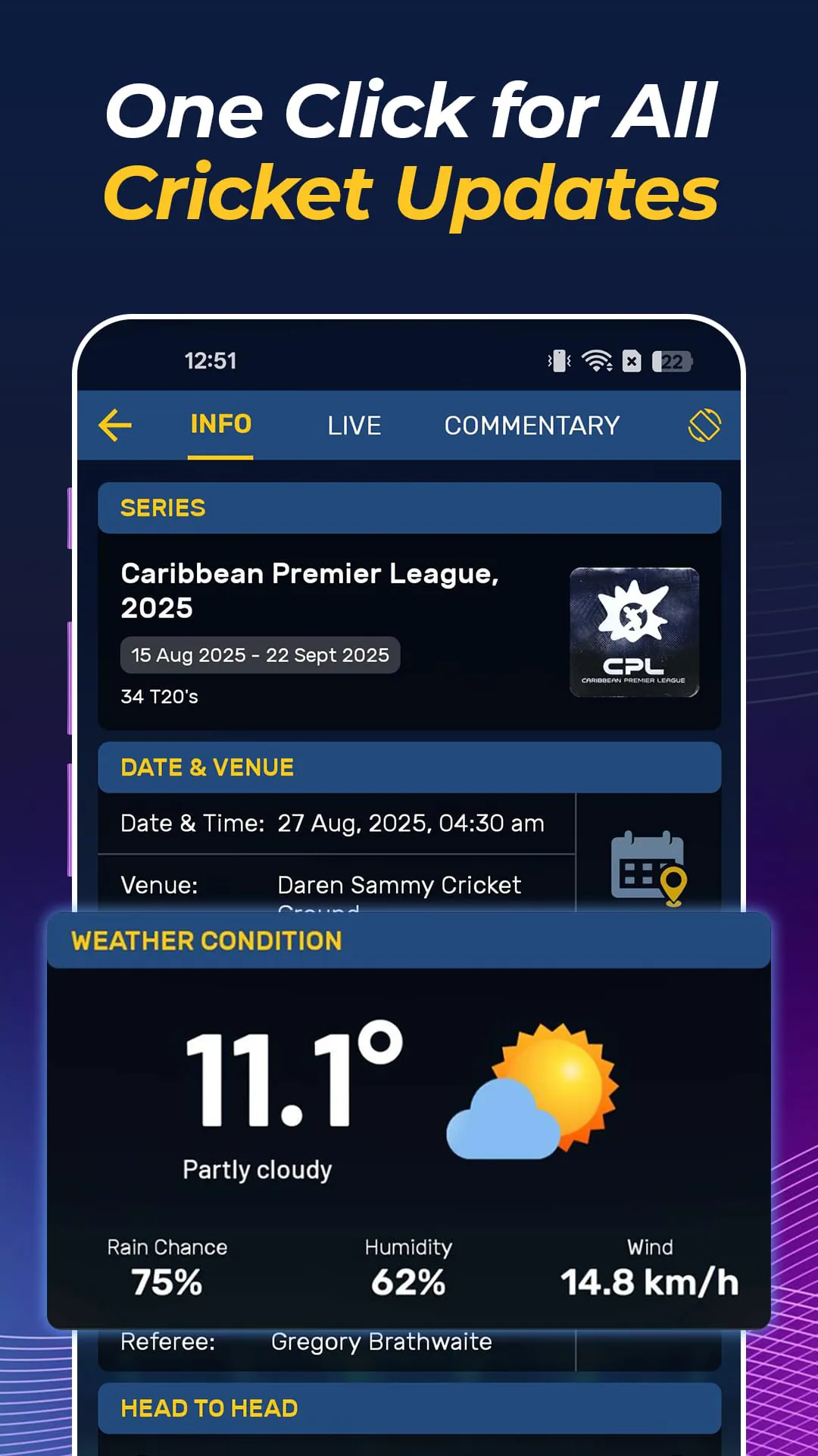 Eagle Cricket Live Line