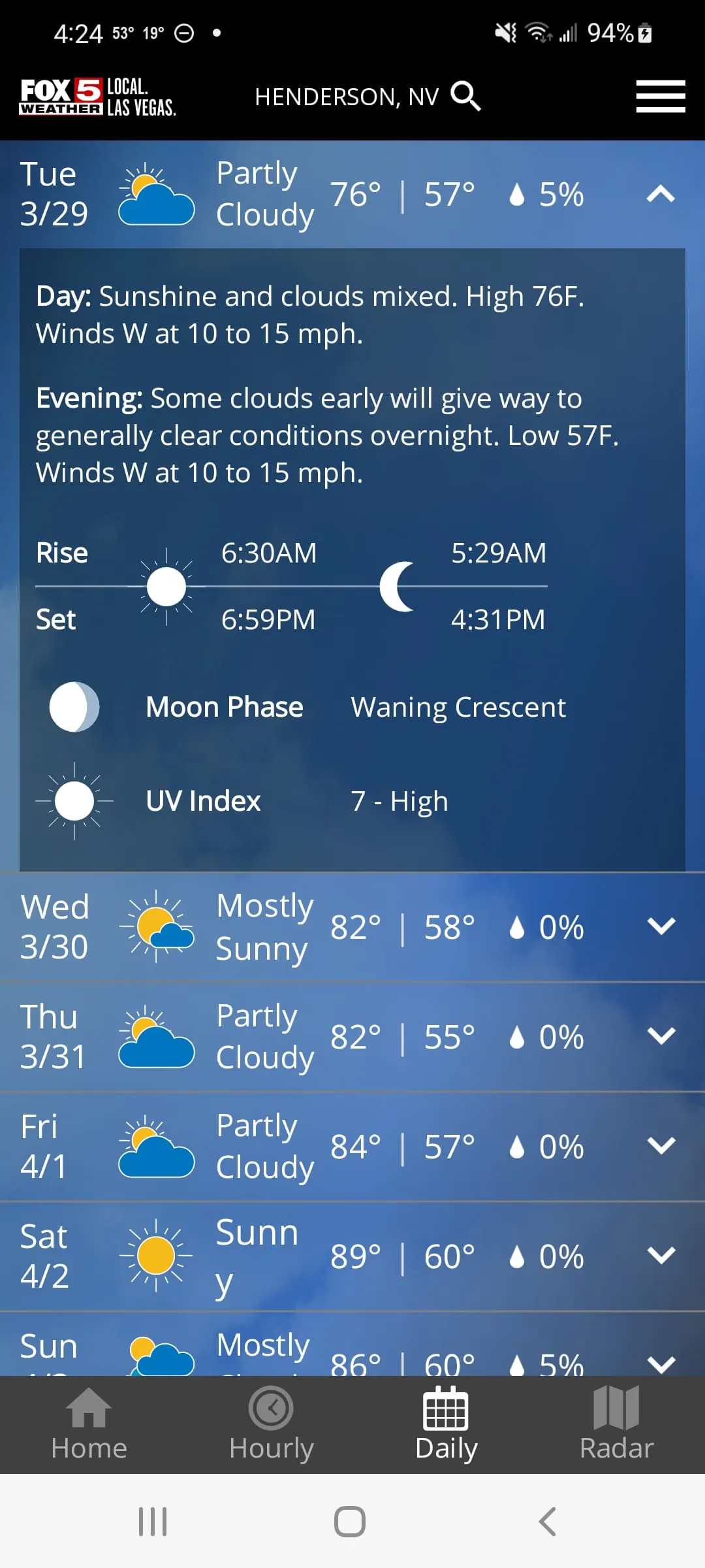 Las Vegas Weather Radar