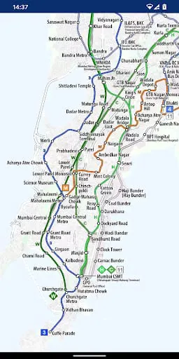 Mumbai Metro Map (Offline)