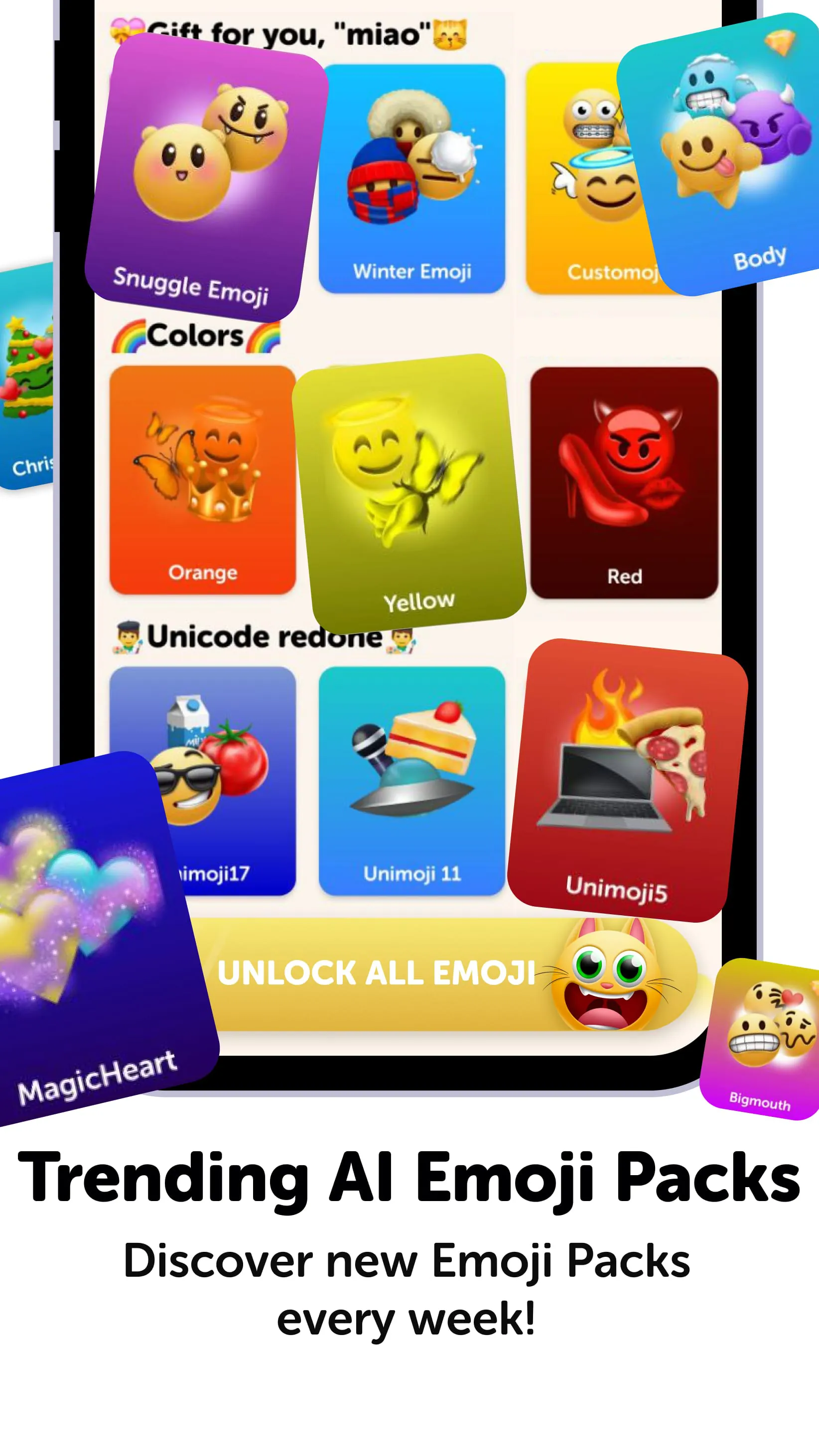 Emoji Up genmoji sticker maker